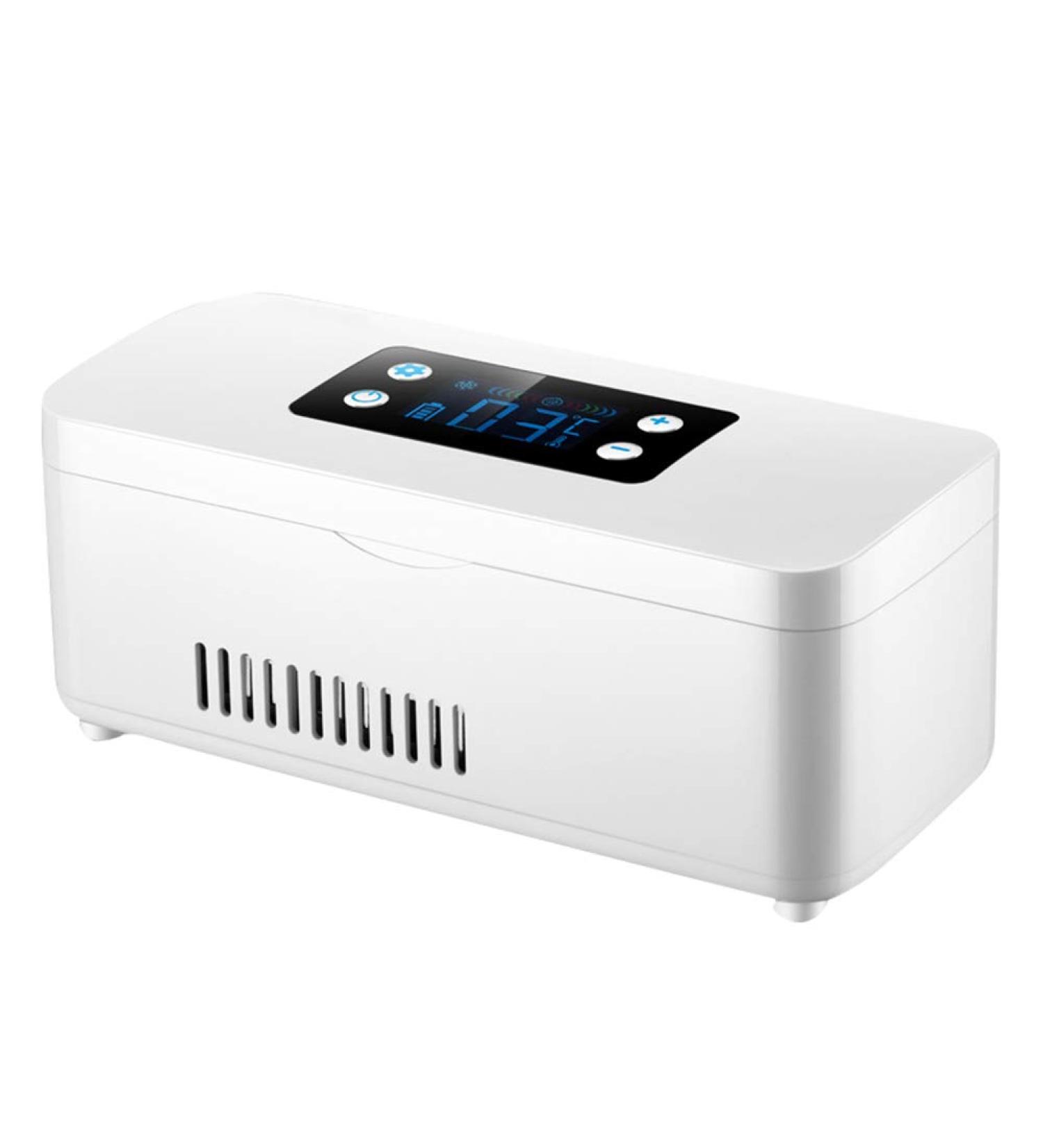 Mini Insulin Refrigerated Box - Portable Smart Home Medical Fridge with Charging Capability - Buy Online on SooperMarket.com