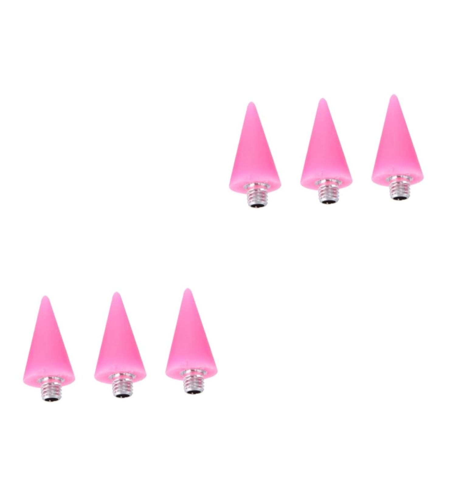 DOITOOL 6 Pcs Rhinestones Picker Head Diy Jewel Picker Nail Beads Wax Head Rhinestone Studs Picker Beads Picker Head Nail Diamond Picker Wax Pen Tips Crystal Picker Tips Double Head Pink - Buy Online on SooperMarket.com