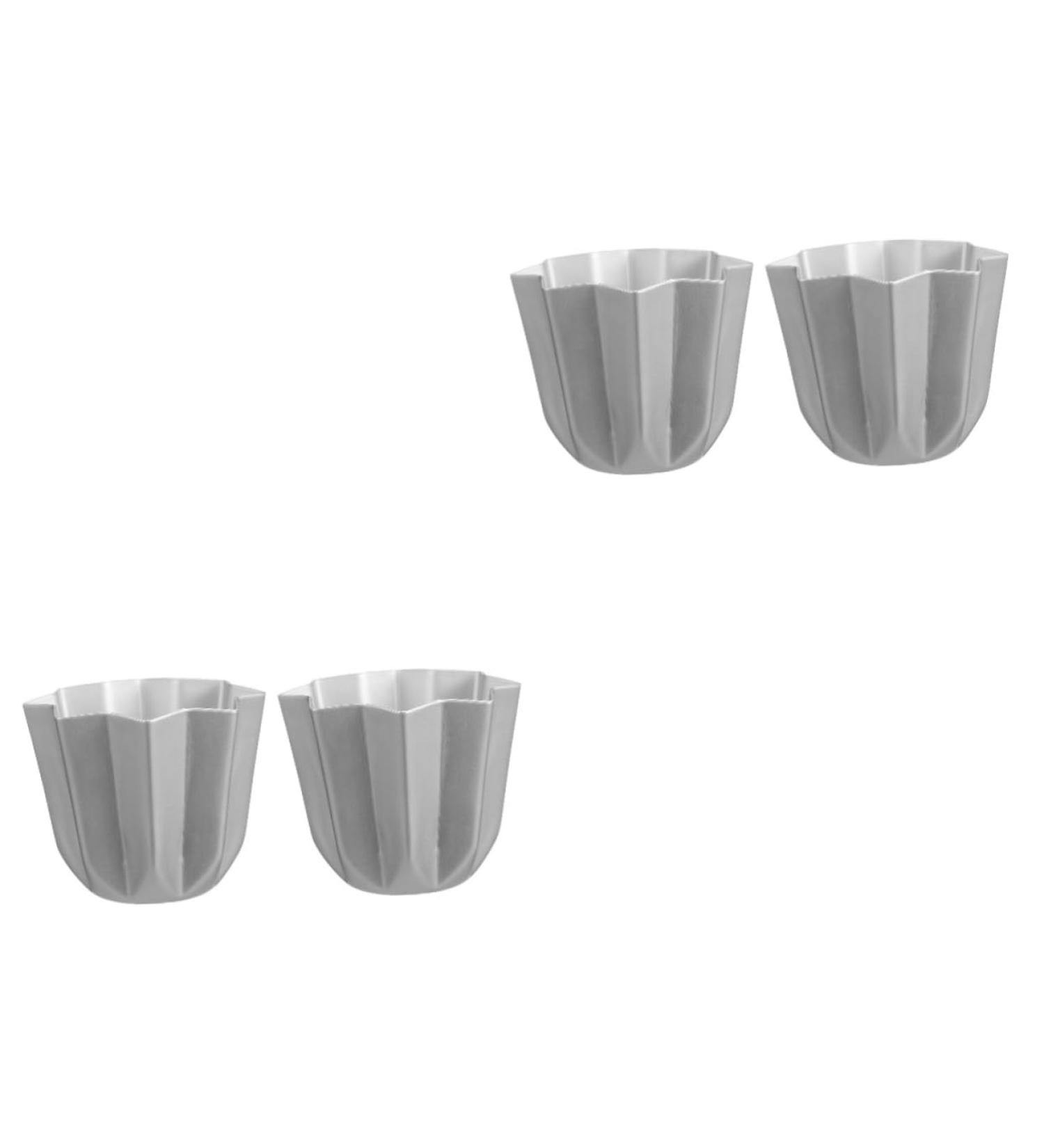 ABOOFAN 4 Pcs Octagonal Cake Mold DIY Cupcake Baking Mold Cake Mold Aluminum Alloy 3D Ring Dessert - Buy Online on SooperMarket.com