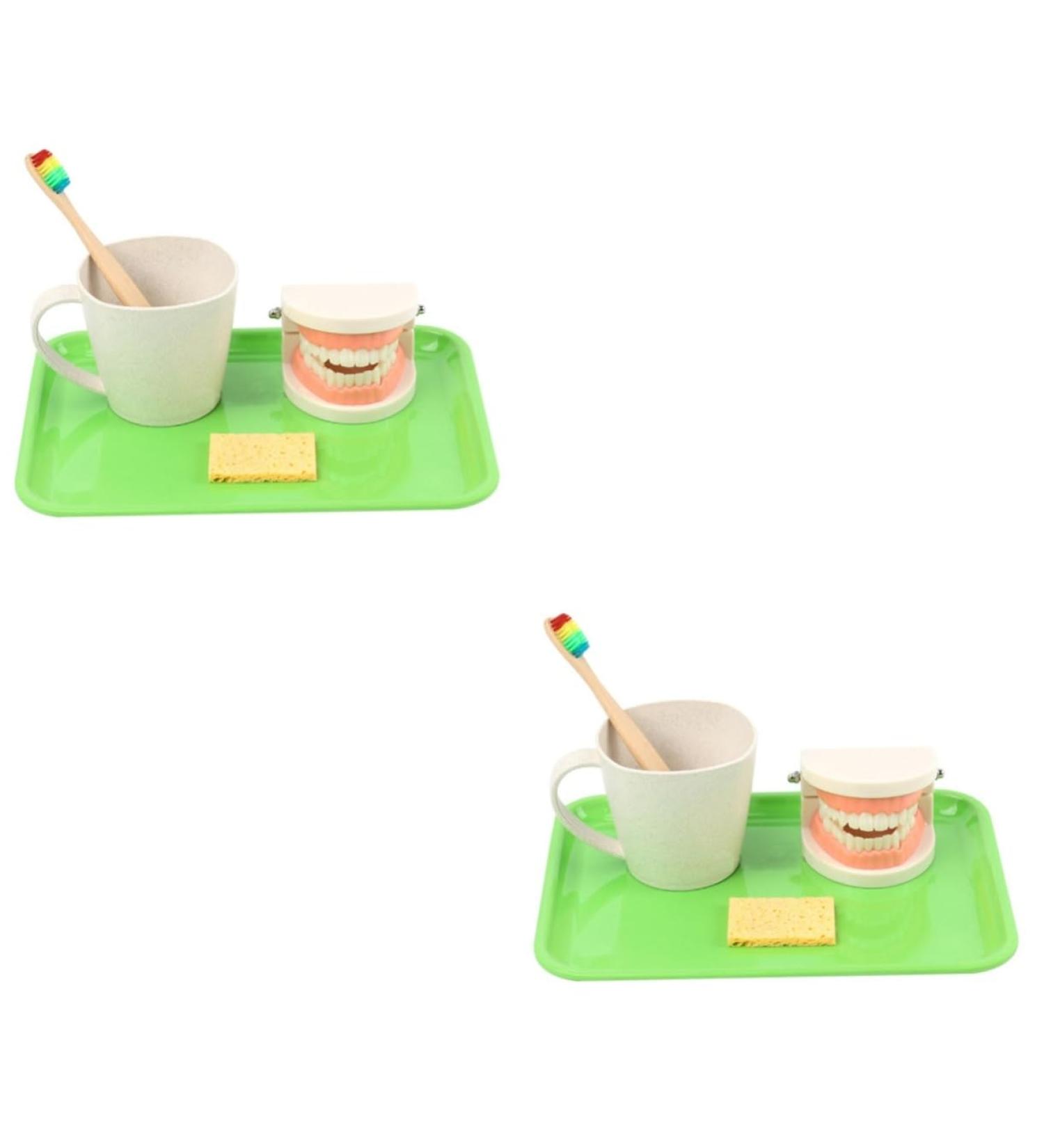 Frcolor Early Dental Education Role-Playing Toys | Wooden Puzzle for Kids & Toddlers - Learn to Brush Teeth Fun! - Buy Online on SooperMarket.com