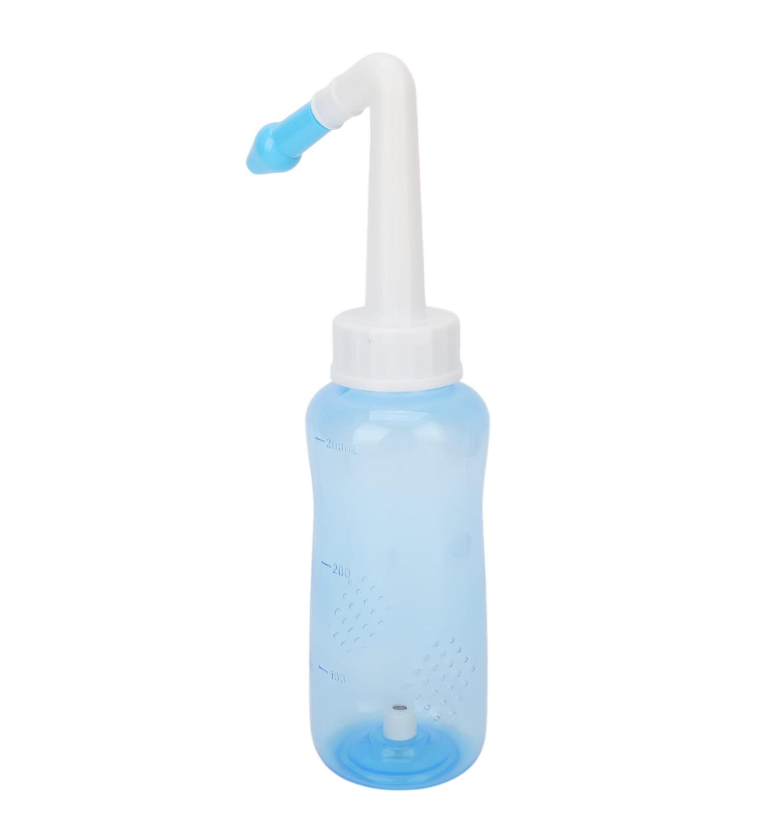 Sinus Rinse Nasal Wash 300ml Nasal Irrigation Set Moderate Water Stream Dust Foreign Objects Remove Nose Washing Cleaner Bottle Cleaner Pressure for Adult & Kid - Buy Online on SooperMarket.com