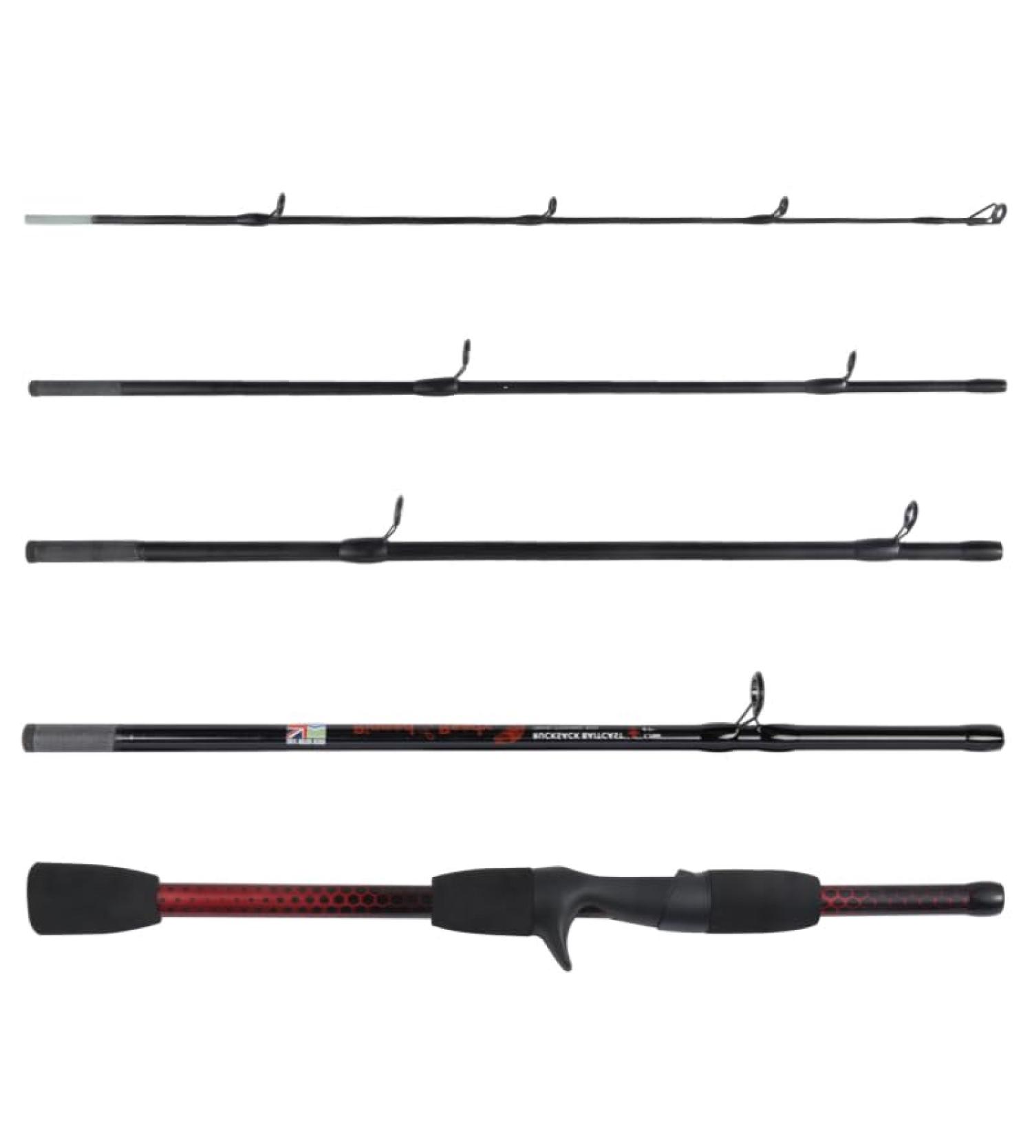 Shop Compact Rucksack Travel Fishing Rod Series (182 cm) - Lightweight Durable 5-Section Rods for Freshwater & Saltwater Fishing - Buy Online on SooperMarket.com