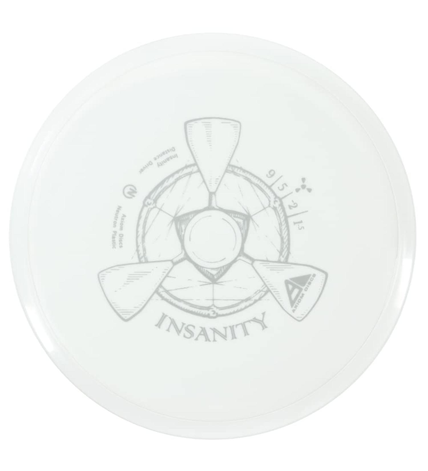 Axiom Neutron Insanity Disc Golf Distance Driver 170-175g - White (Colors Vary) - Buy Online on SooperMarket.com
