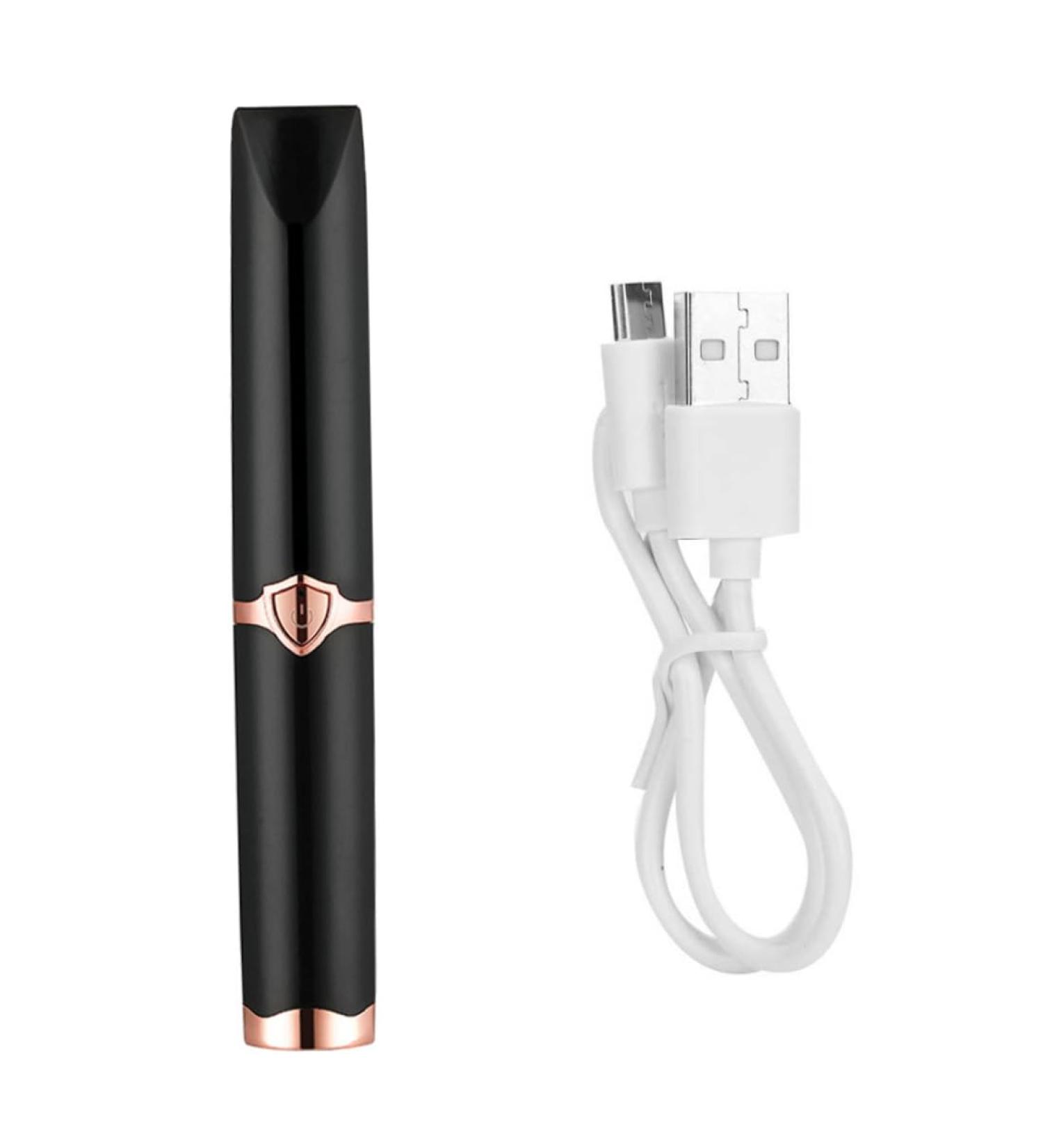 1 Pcs Electric Heated Eyelash Curler - Rechargeable & Long Lasting Lash Curler for Effortless Makeup in Black - Buy Online on SooperMarket.com