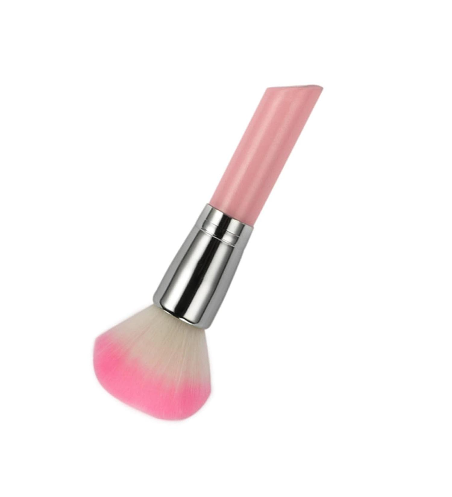 Buy Housoutil Makeup Blusher Brush - Premium Blending & Facial Tool for Flawless Makeup | Portable Pink Cosmetic Brush - Buy Online on SooperMarket.com