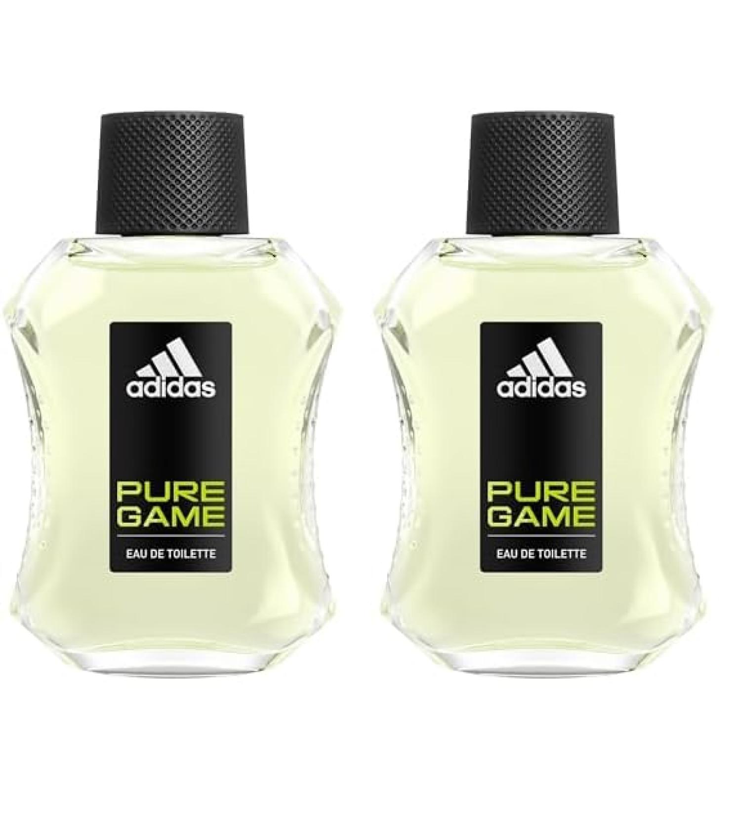 adidas Pure Game Eau De Toilette Spray for Men 3.3 fl oz (Pack of 2) 3.3 Fl Oz (Pack of 2) Eau De Toilette - Buy Online on SooperMarket.com