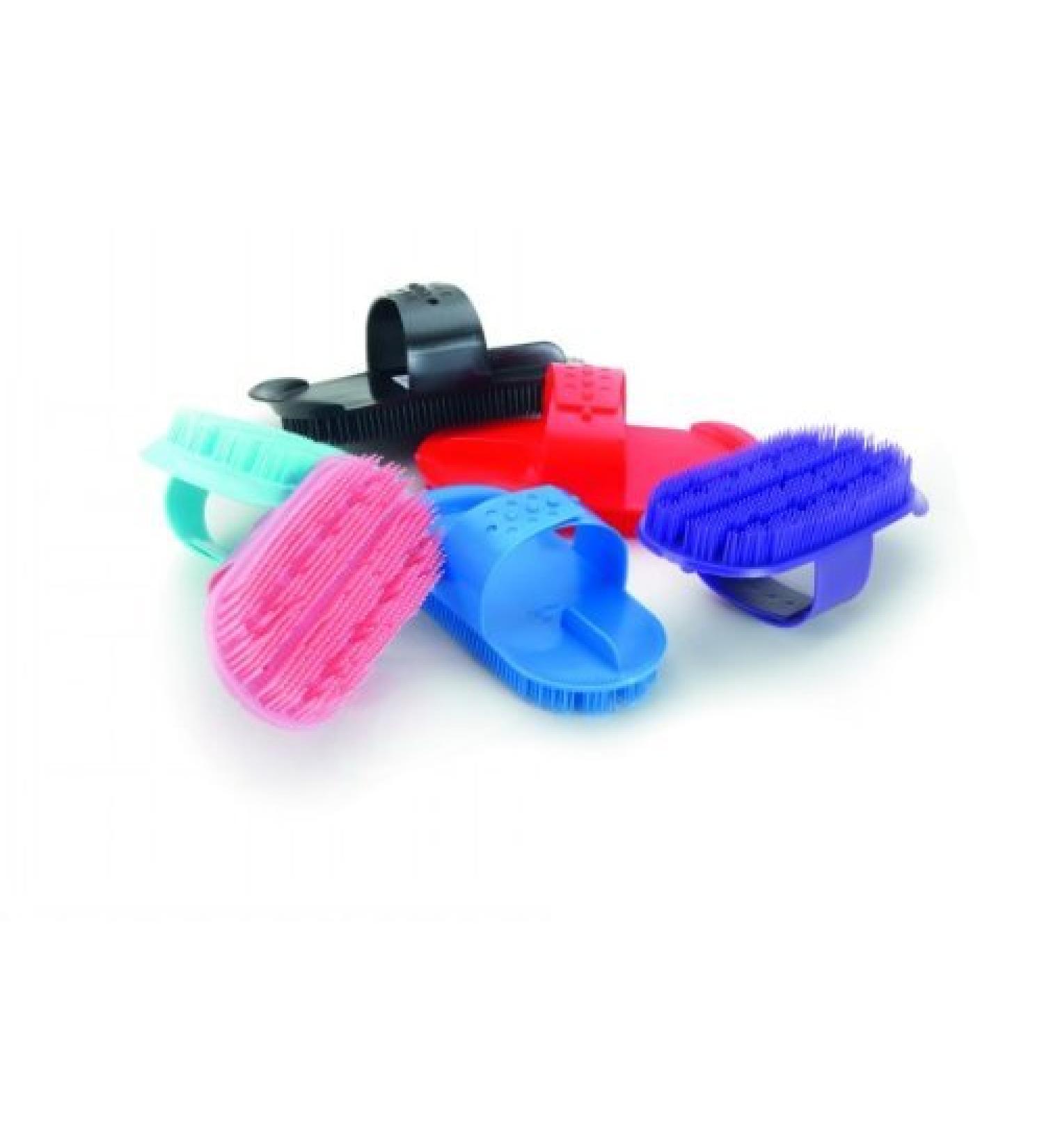 Large Plastic Curry Comb Colours Available: Red Blue Pink Purple Black Yellow Green or Burgundy