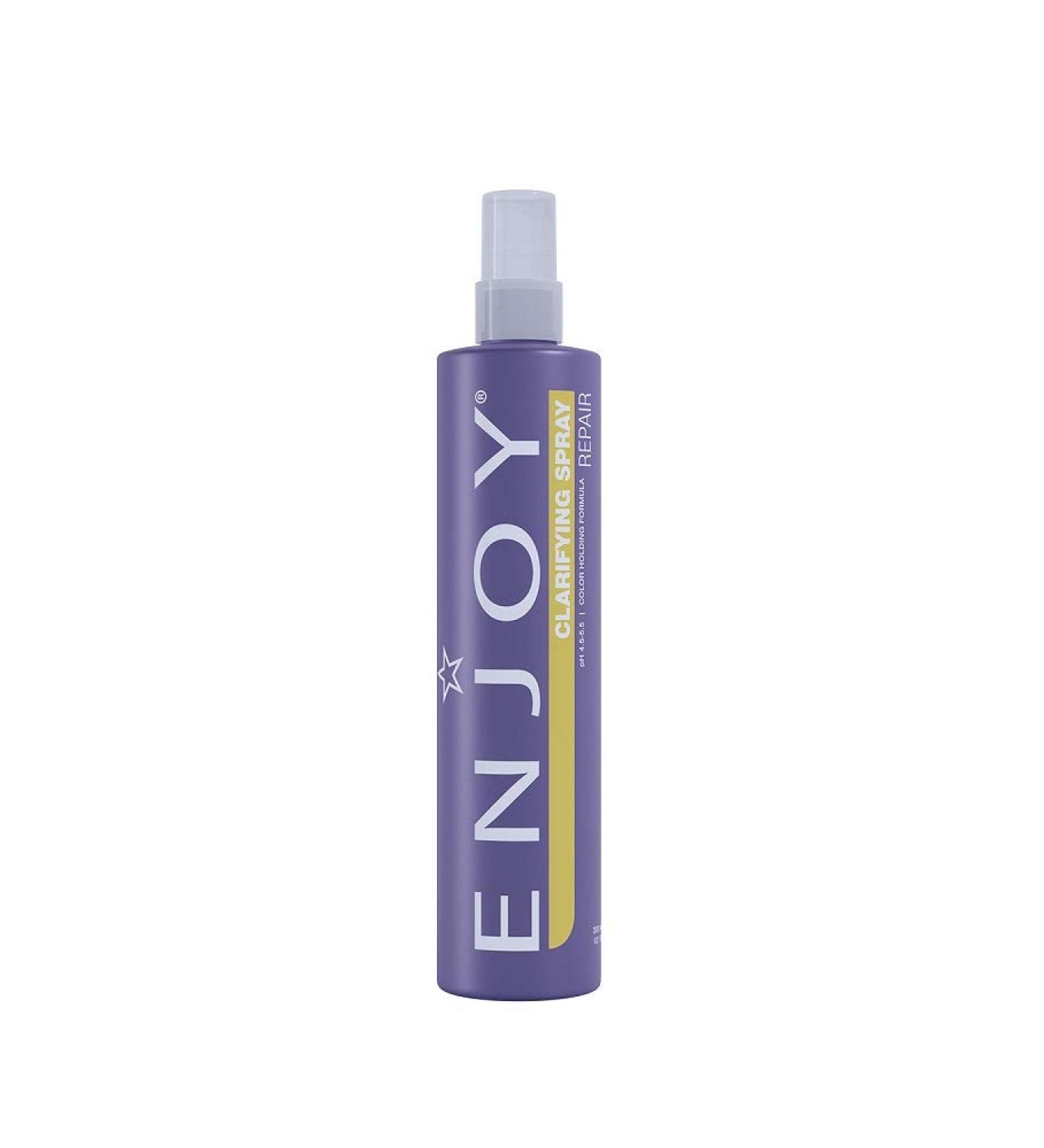 Enjoy Clarifying Spray 10.1 Fl Oz 300 mL | Pre-Shampoo Treatment to Remove Impurities for All Hair Types | Color Safe | pH 4.5-5.5 | Sulfate-Free