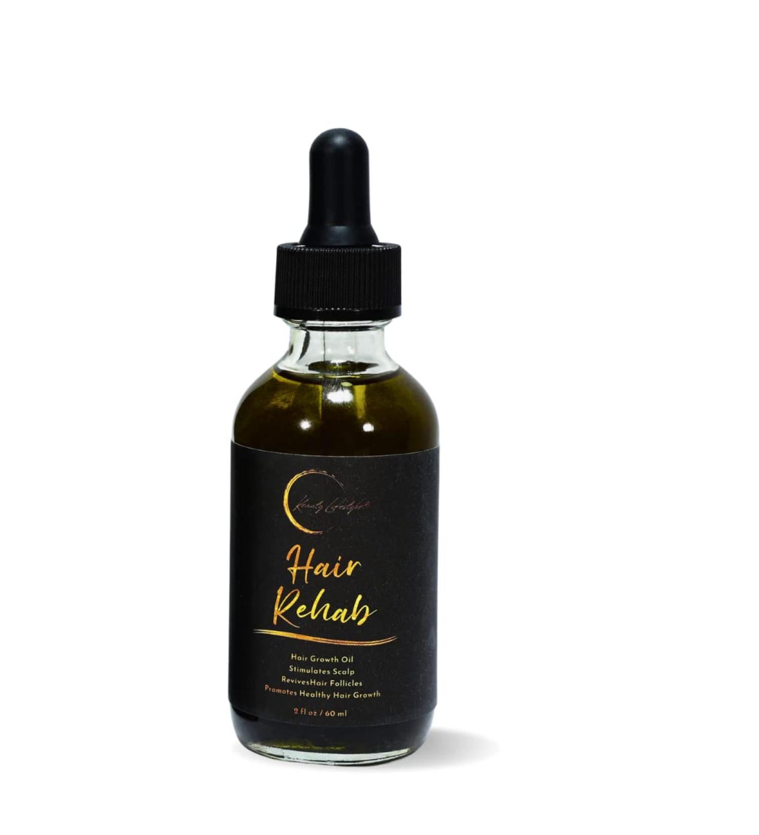 Keauty Lifestyle Hair Rehab Hair Growth Oil - Stimulates Hair Follicles for Stronger, Thicker & Healthier Hair - 10 Essential Natural Oils - Proven Results - 24 Fl Oz - Buy Online on SooperMarket.com