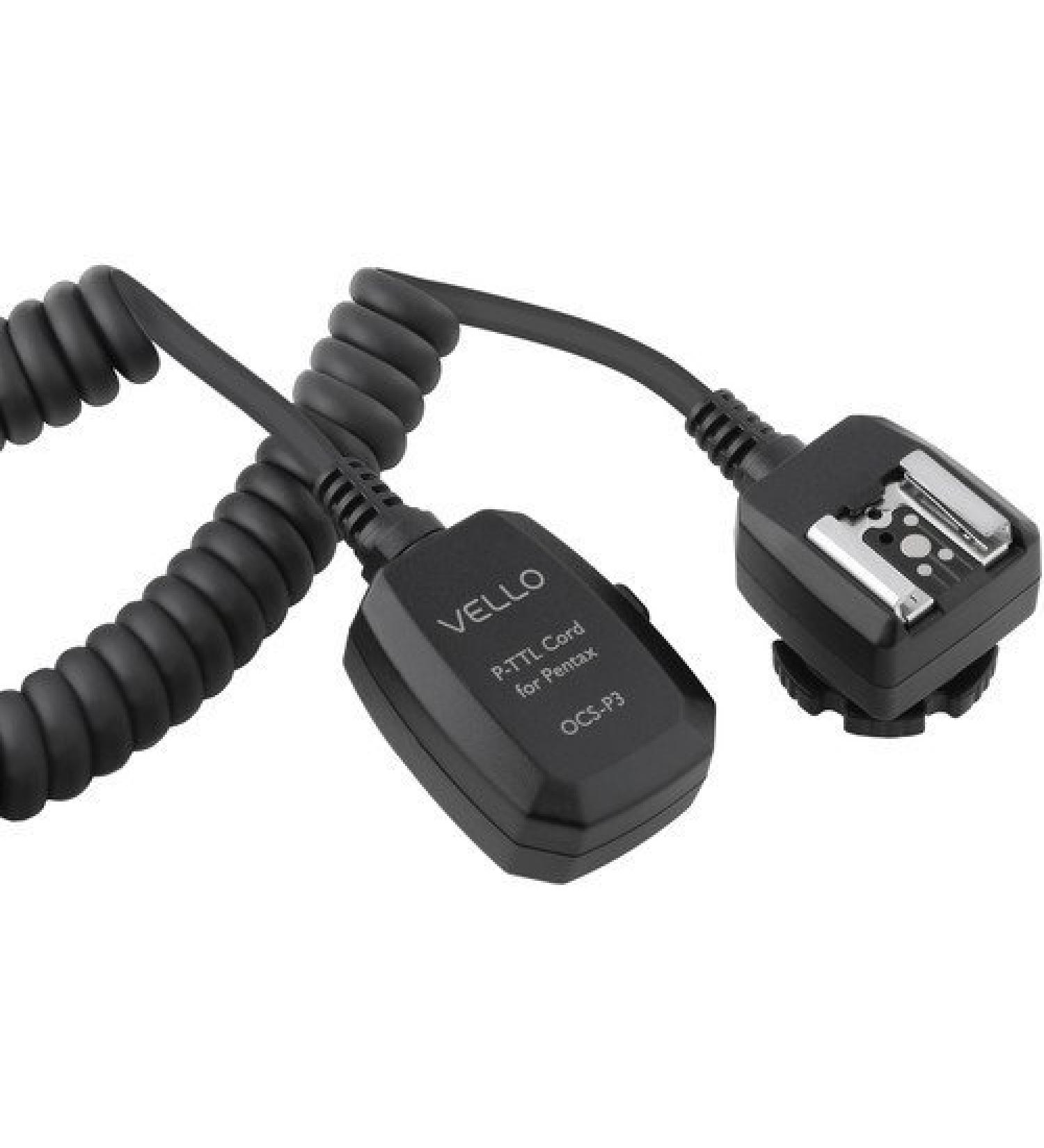 Vello Off-Camera TTL Flash Cord for Pentax Cameras (3ft) - High Quality and Reliable Solution - Buy Online on SooperMarket.com