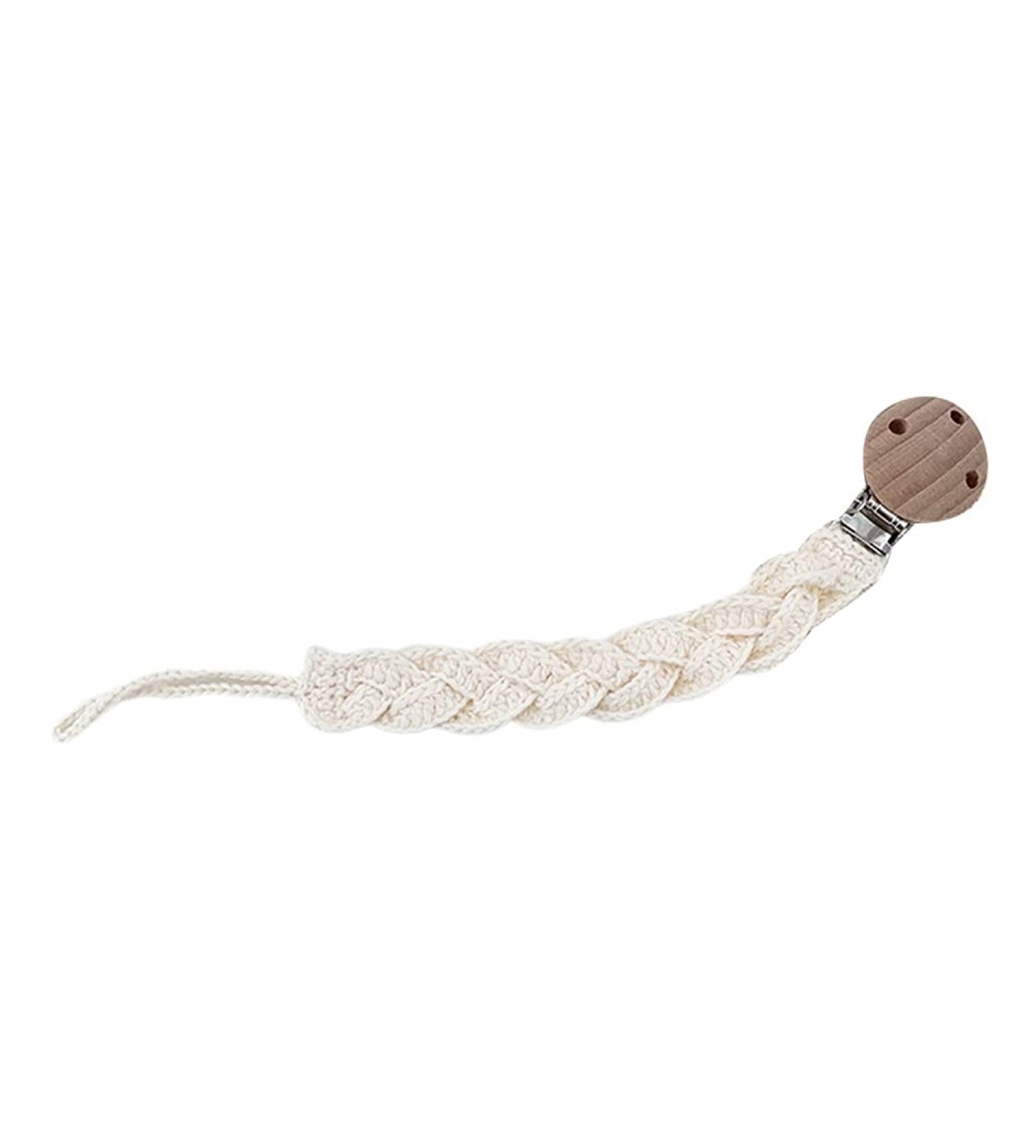 Tian-K Pacifier Chain for Babies | Cotton DIY Dummy Hook & Bite Belt | Perfect Pacifier Accessory for Newborns - Buy Online on SooperMarket.com