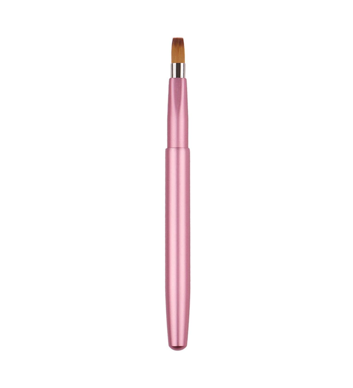 Travel Retractable Lip Brush Applicators Flat For Lipstick Gloss Creams Portable With Cap Professional Makeup Brush Tool Lipstick Brush Applicator Wands With Cap Retractable For Makeup Disposable - Buy Online on SooperMarket.com