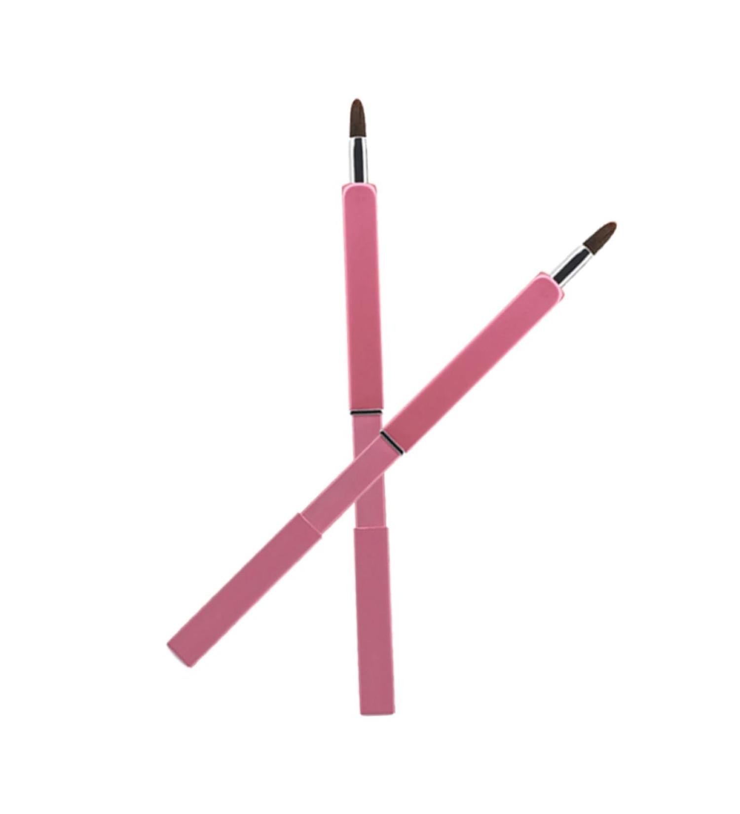 NOLITOY Retractable Lip Gloss & Lipstick Brush Applicator - Travel Makeup Tool Kit for Flawless Lips - Buy Online on SooperMarket.com