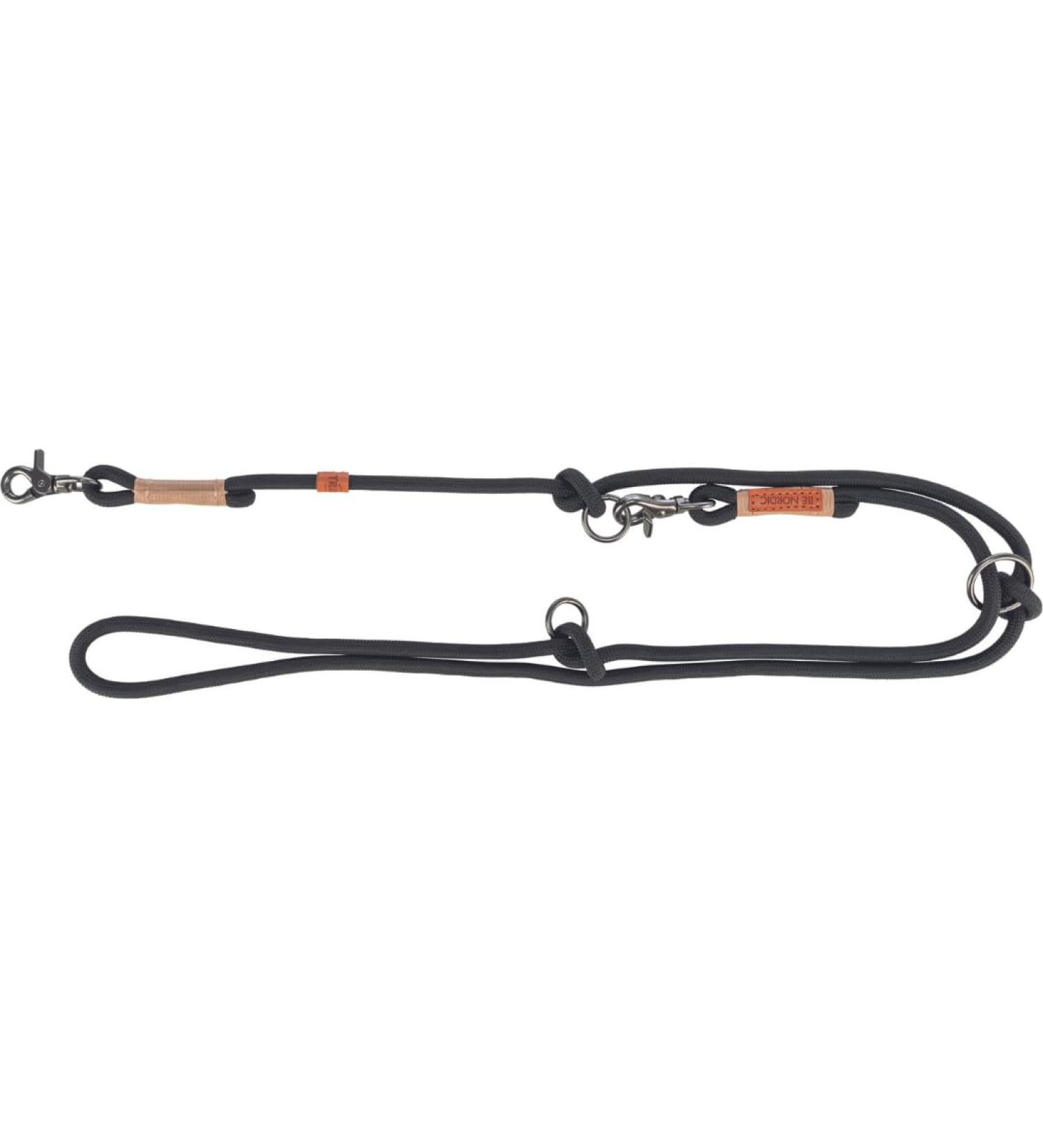 Trixie Hundeleine Be Nordic V-Line L-XL - 2.00m Adjustable Dog Leash for Large Dogs - Black/Sand - Perfect for Nordic Charm - Buy Online on SooperMarket.com