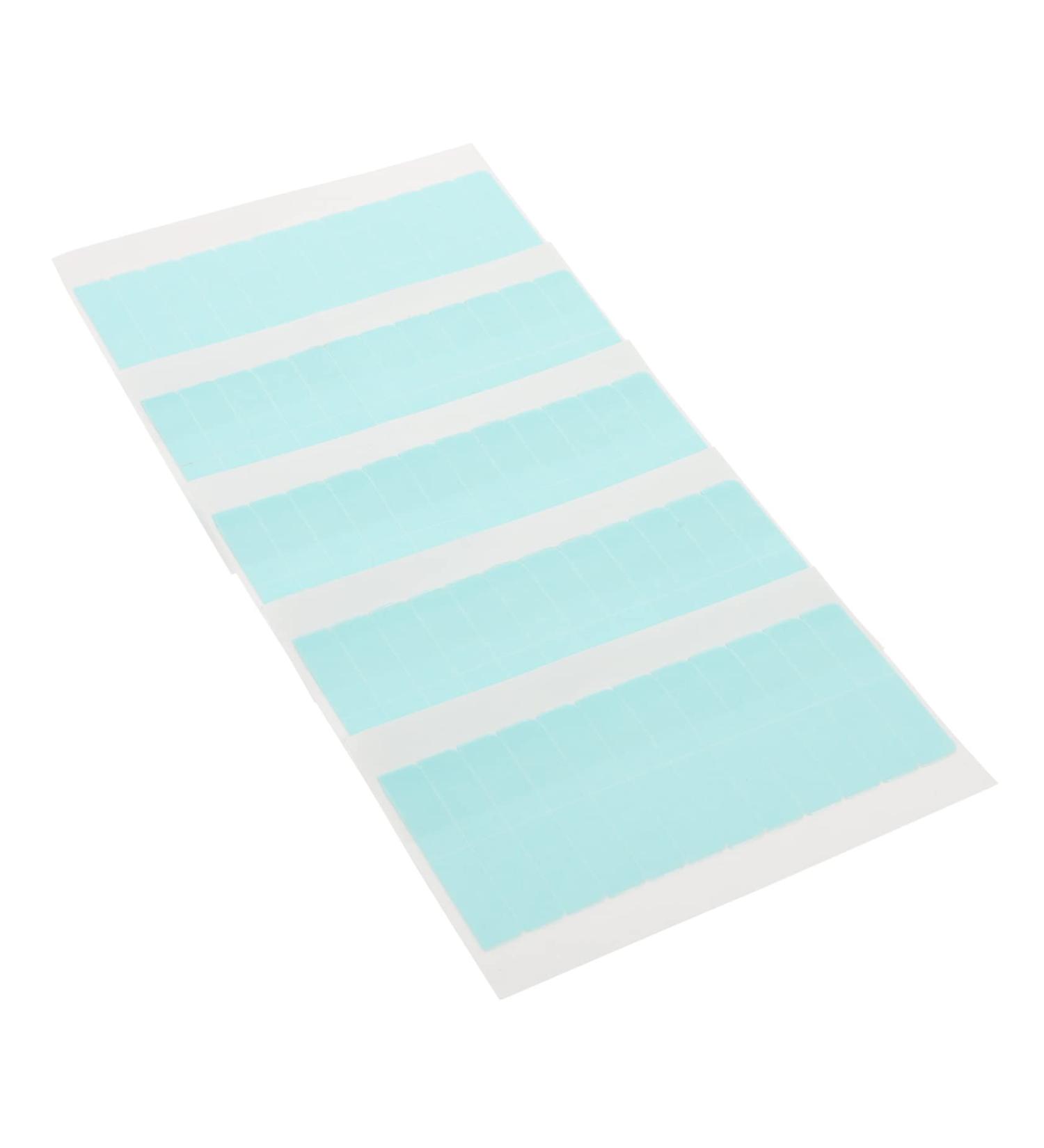 5 Sheets Double-Sided Tape - Waterproof Adhesive Stickers for Hair Extensions Wigs and Nails - 2x0.5cm - International Shipping - Buy Online on SooperMarket.com