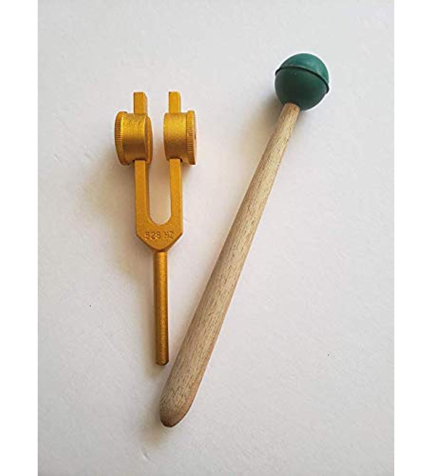 Yantra 528 Hz Gold Weighted Tuning Fork - Buy Online on SooperMarket.com
