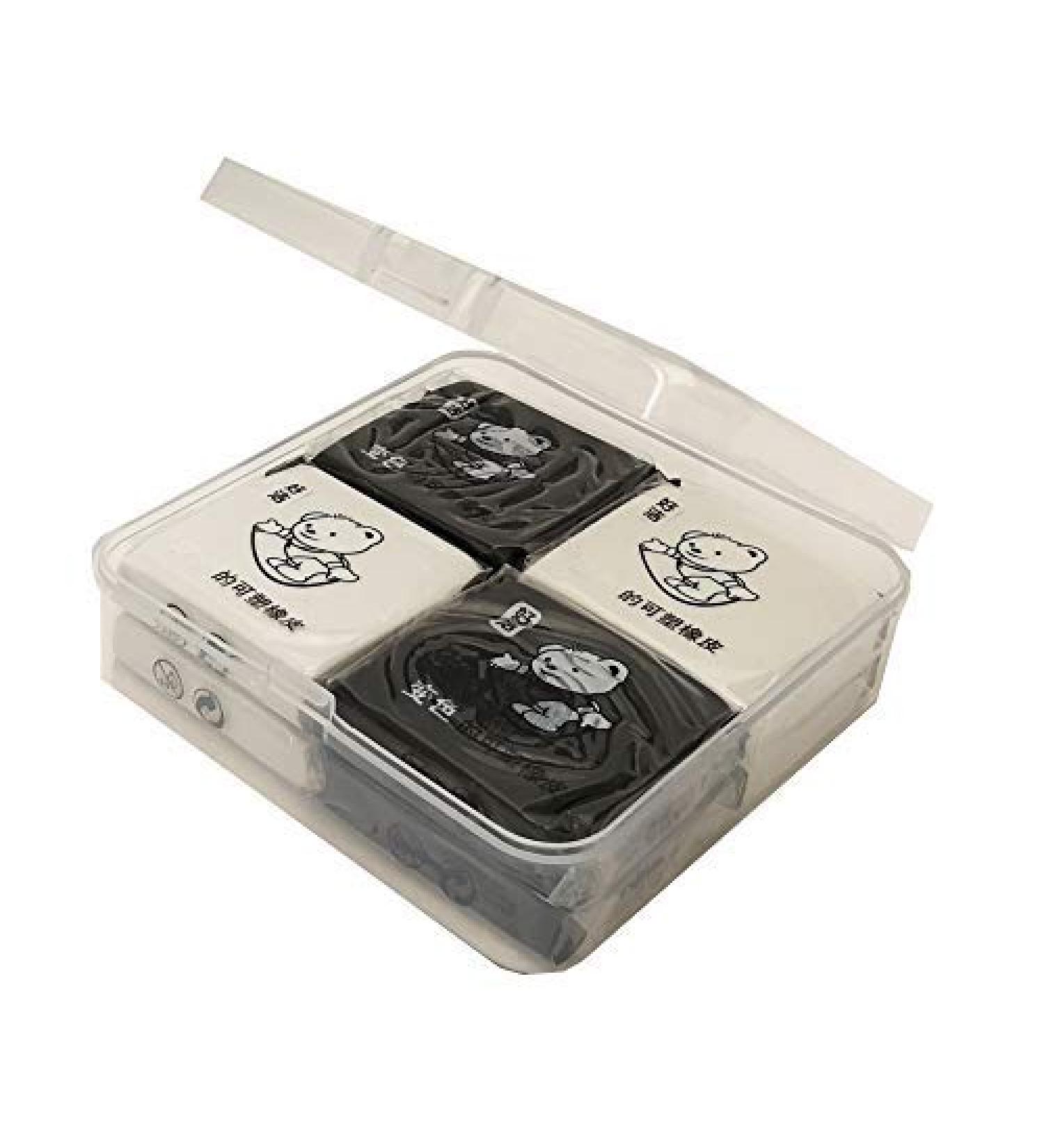 Kneaded Eraser Sketch Eraser 8 Pack - Black and White, Multi-use Erasers - Buy Online on SooperMarket.com