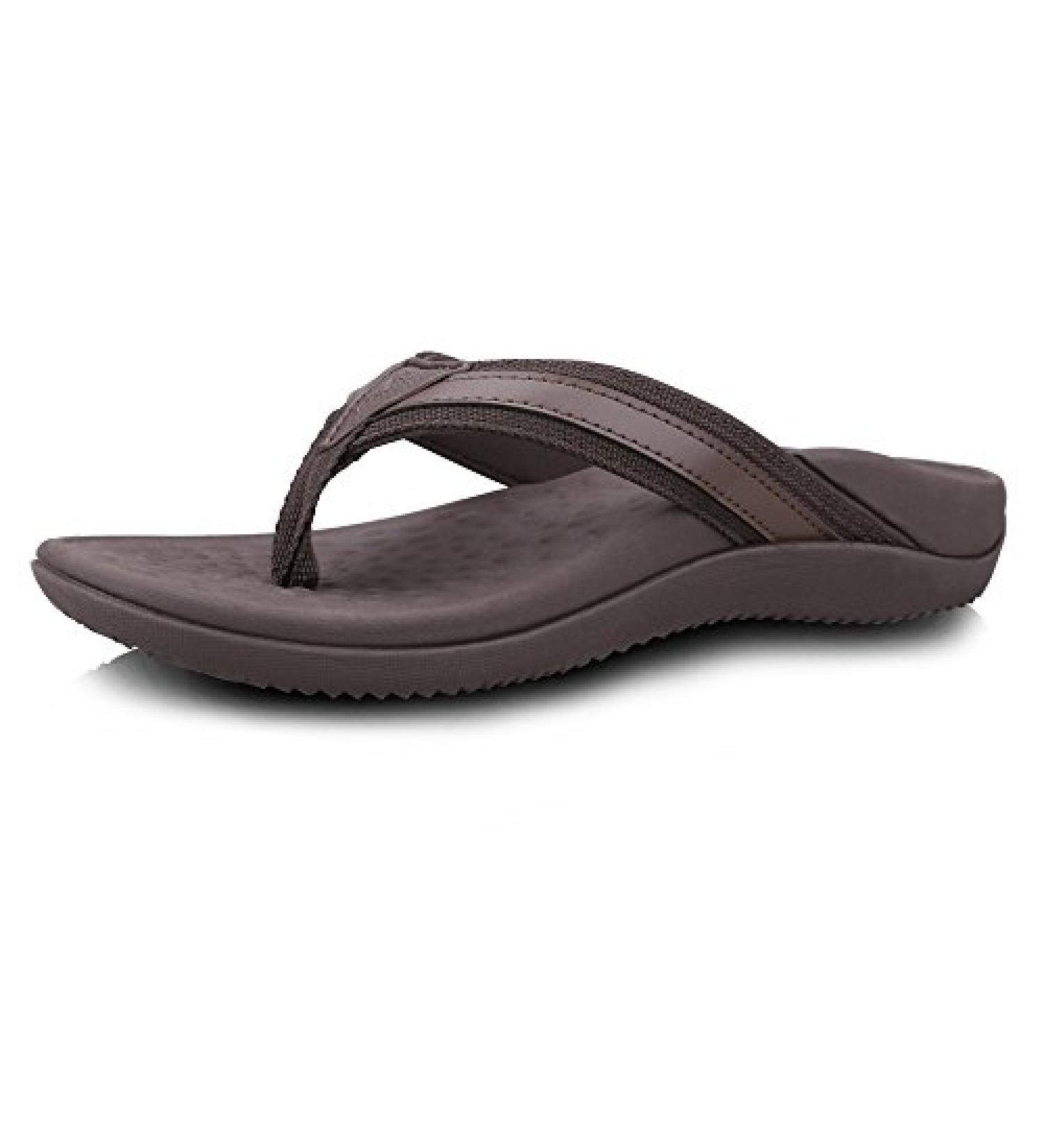 Footminders BALTRA Unisex Orthotic Arch Support Sandals - 13 Women/12 Men Cocoa Brown - Buy Online on SooperMarket.com