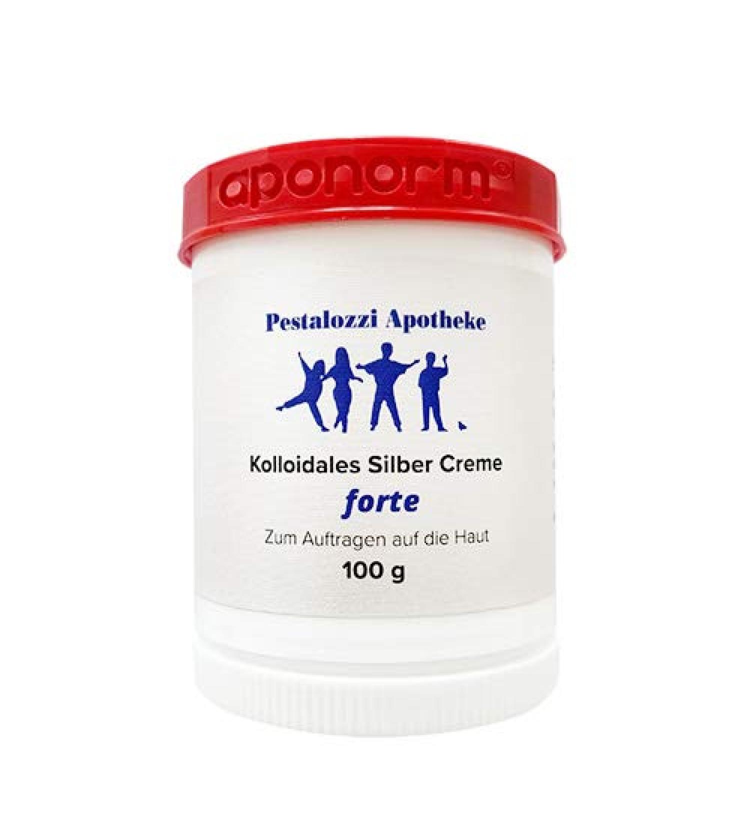 High-Quality Colloidal Silver Cream Forte - Double Concentration (100g) | Proven Recipe from Pestalozzi Pharmacy - International Shipping Available - Buy Online on SooperMarket.com