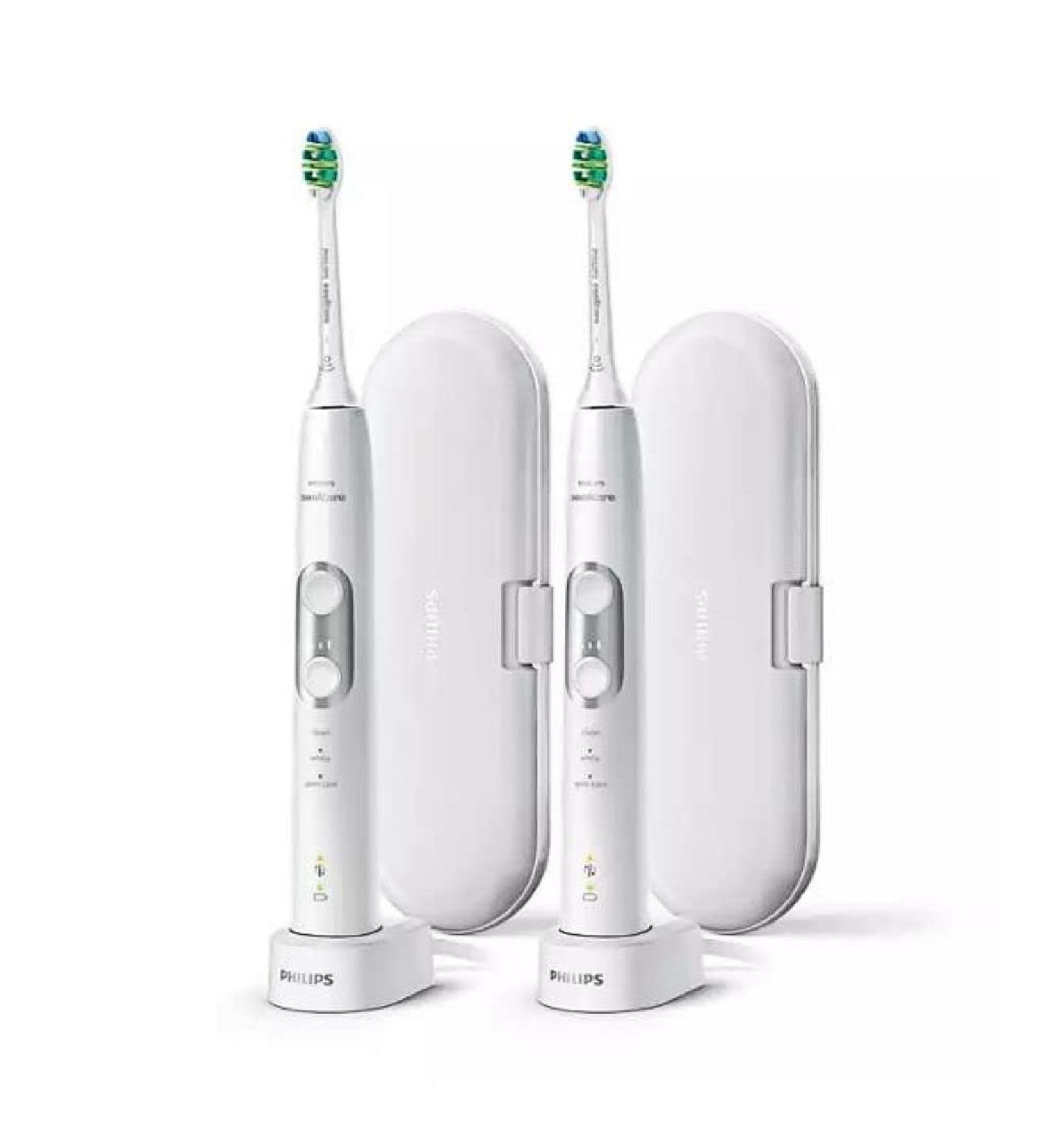 Philips Sonicare ProtectiveClean 6100 Electric Toothbrush with InterCare Brush Heads - Pressure Sensor, 3 Modes - Buy Online on SooperMarket.com