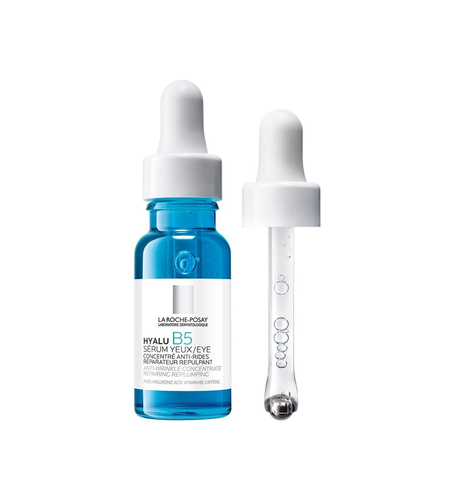 La Roche-Posay Hyalu B5 Eye Serum 15 ml - Hydrating & Anti-Aging Eye Treatment for All Skin Types | International Shipping Available - Buy Online on SooperMarket.com