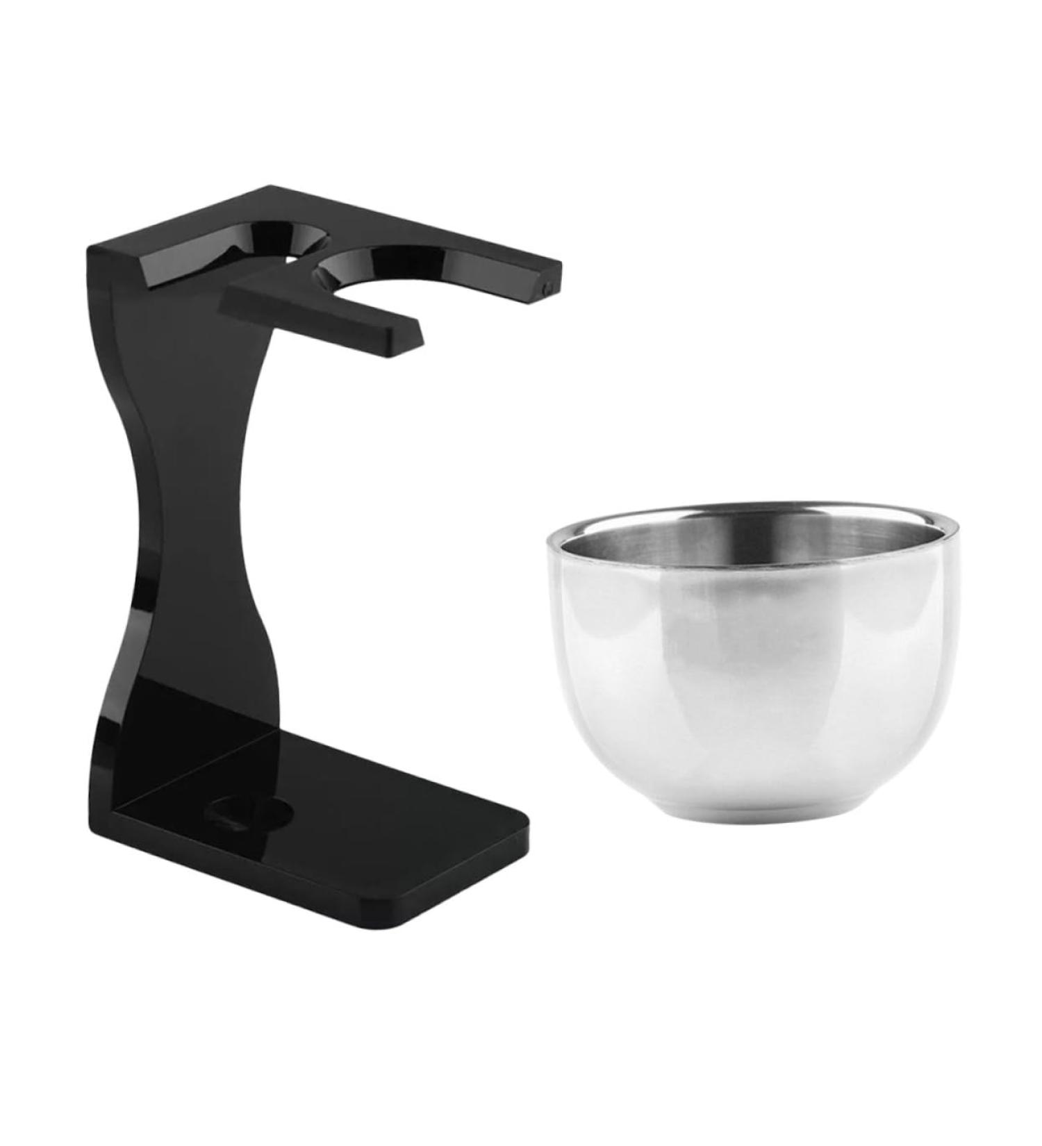 Angoily Men's Razor Set: Shaving Stand Bowl and Soap Holder - Essential Grooming Kit for Dads - Buy Online on SooperMarket.com