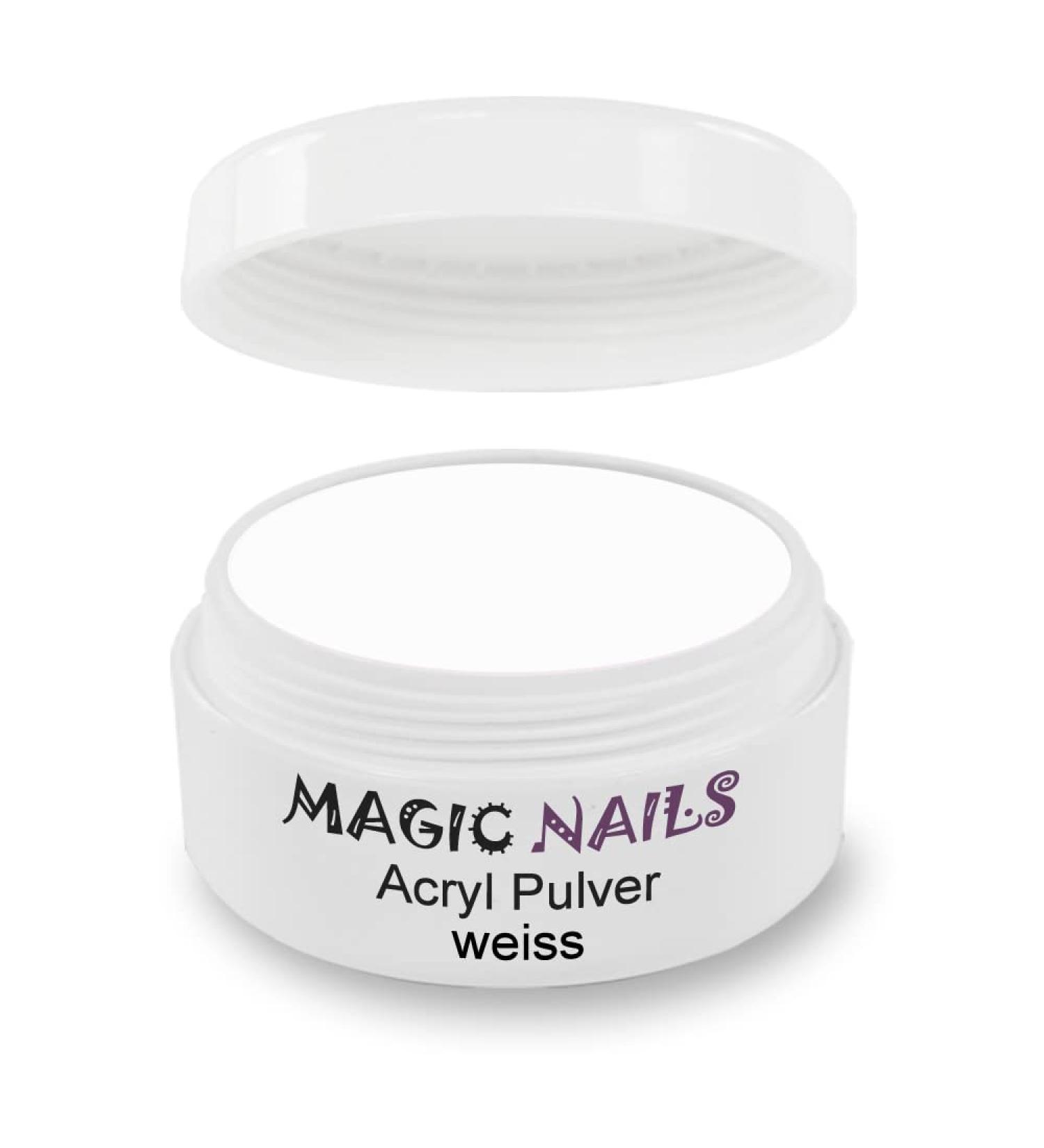 Magic nails acrylic powder white - 20 grams