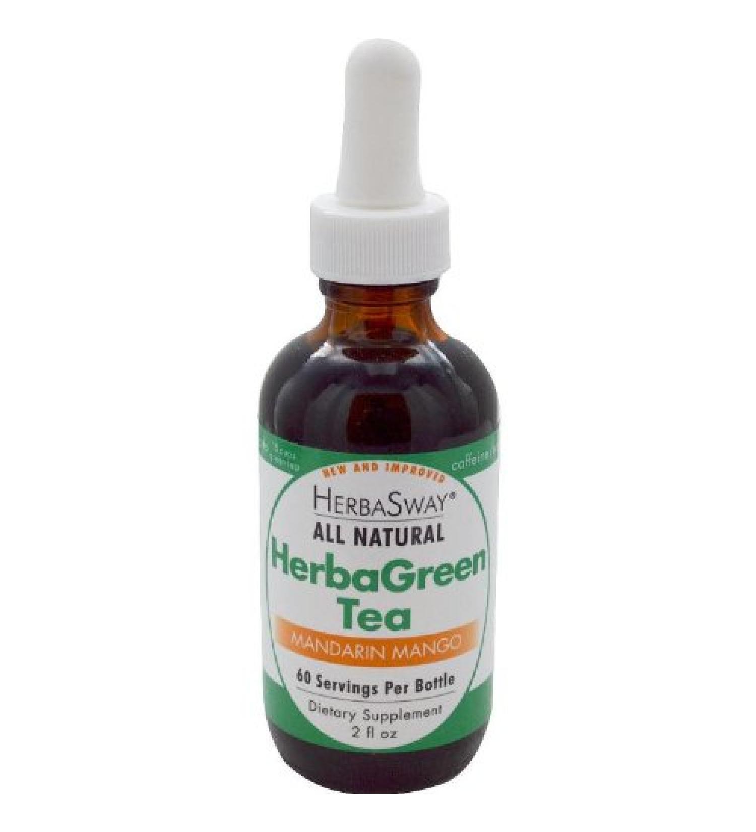 Herbasway Herbagreen Tea, Mandarin Mango, 2 Ounce Mandarin Orange 2 Ounce