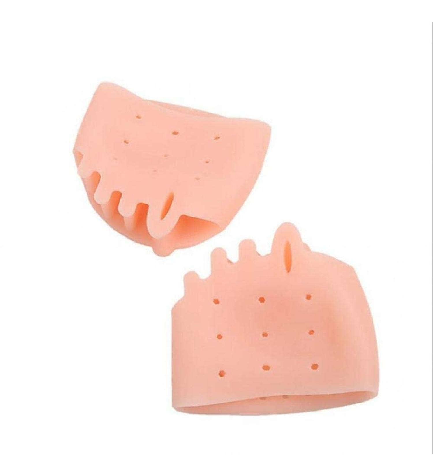JHGCCL Straightener Valgus Corrector Toe Fixed Protector Brace - Silicone Toe Straightener with 5 Holes Support - Buy Online on SooperMarket.com