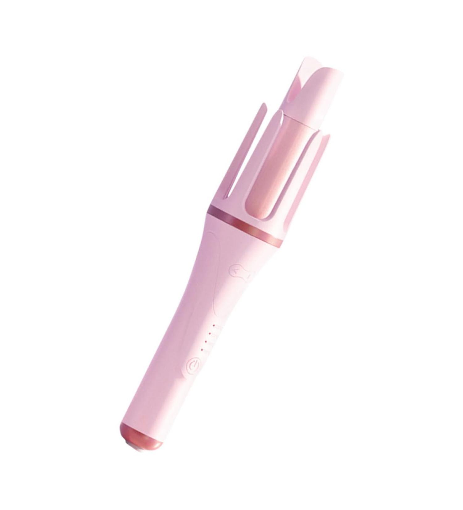 Baluue Fully Automatic Hair Curling Iron Curler Tool Hair Rollers Pink Nylon 32.50X5.50X5.50CM Pink - Buy Online on SooperMarket.com