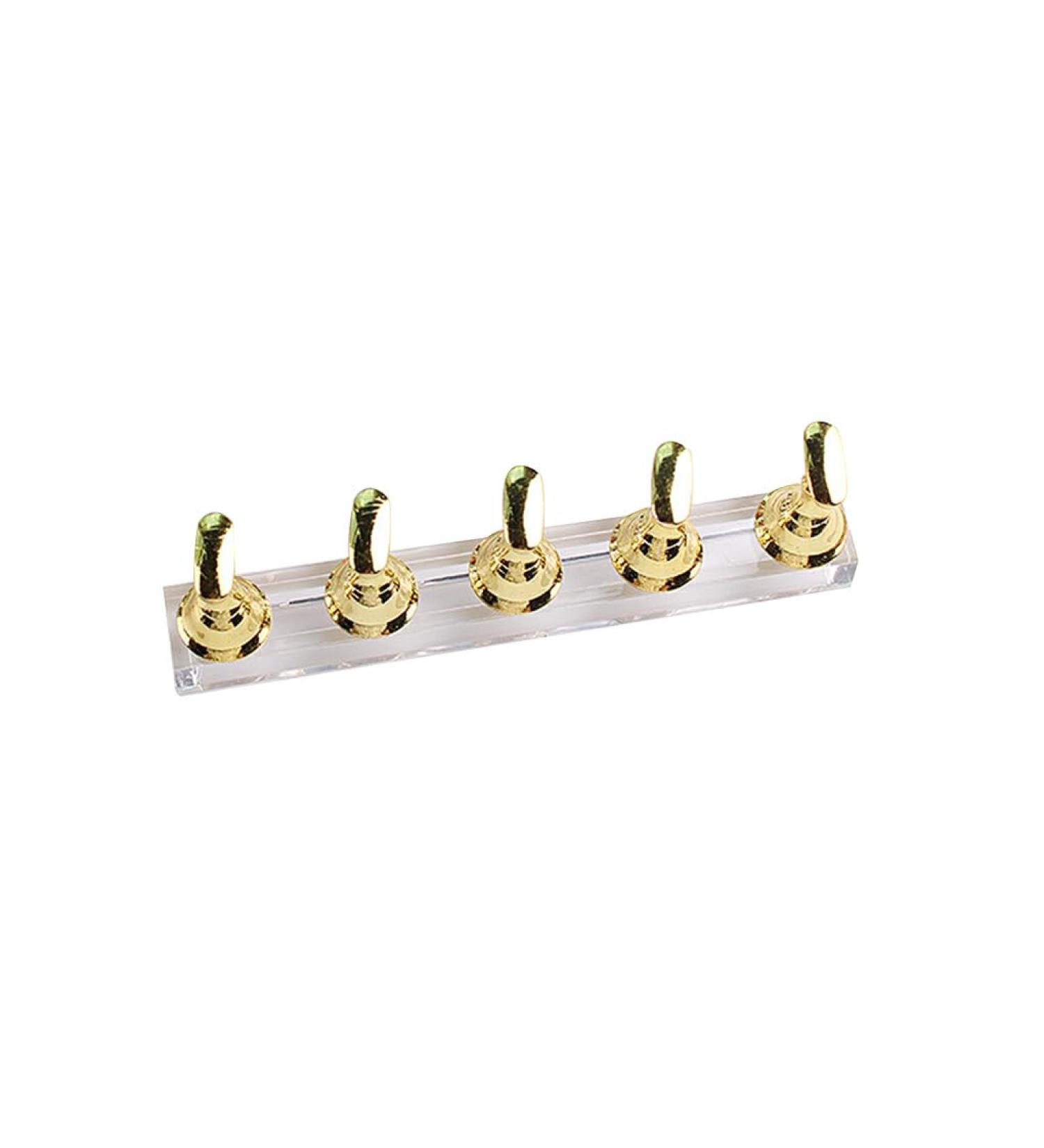 Dajidafu Press on Nail Stand High-ranking Individual Comfortable Sturdy Fine Workmanship Exquisite Appearance Bead Practice Sheet Rose Gold - Buy Online on SooperMarket.com