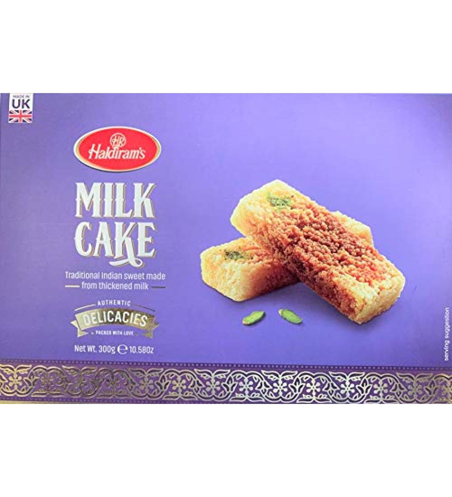Haldirams Milk Cake 300g Popular Indian Sweets on Every Occasions Rich Flavour / Dessert / Sweet Gifts / Festival / Celebrations
