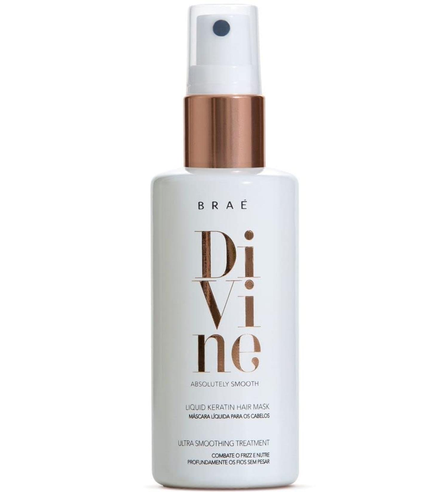 Divine Express Hair Repair Keratin Mask 2.02 oz - Moisturizing & Shine-Enhancing Hair Spray with Coconut, Avocado & Jojoba Oils - Buy Online on SooperMarket.com