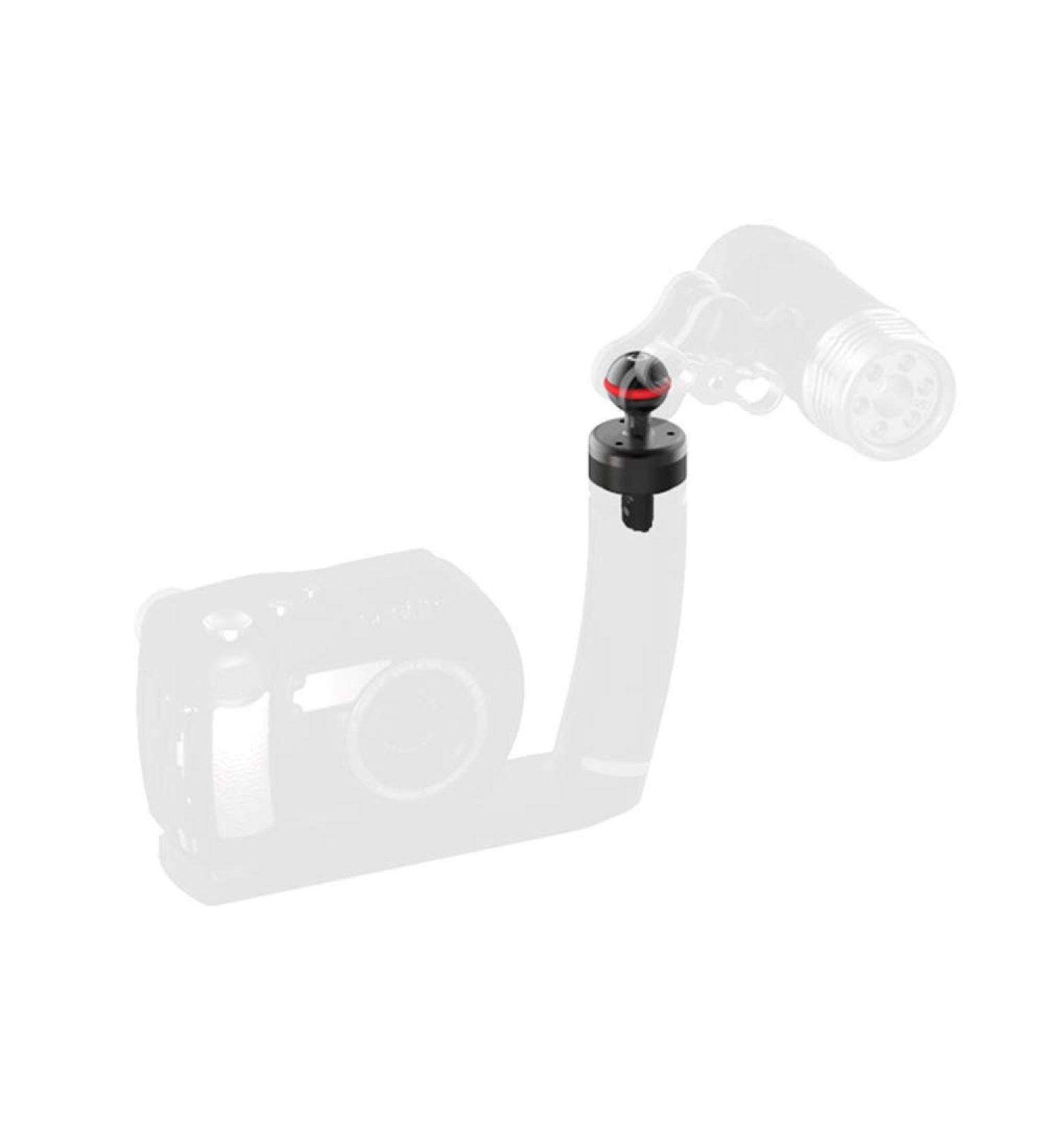 SeaLife Ball Joint Adapter for Flex-Connect, Connects Any Brand of Underwater Light That Uses a Standard 1/25mm Ball Joint Mounting System