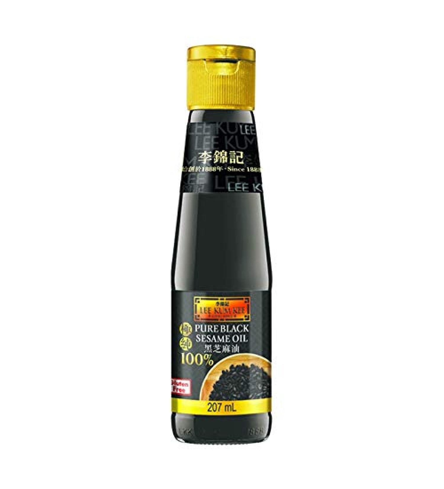 Lee Kum Kee, Pure Black Sesame Oil, 7.3 oz 7.3 Fl Oz (Pack of 1)