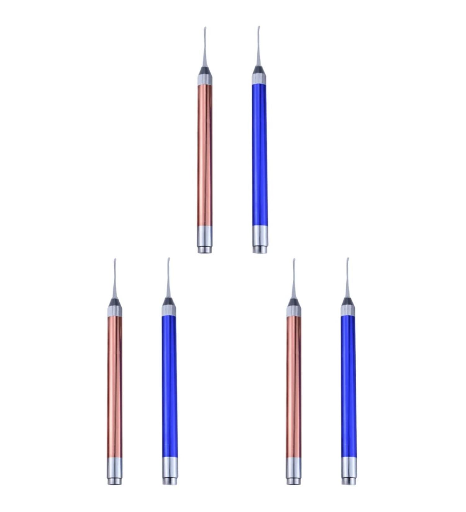 6 pcs Stainless Steel Ear Wax Removal Tools with Light - Healeved Ear Pick Curette Set - Buy Online on SooperMarket.com