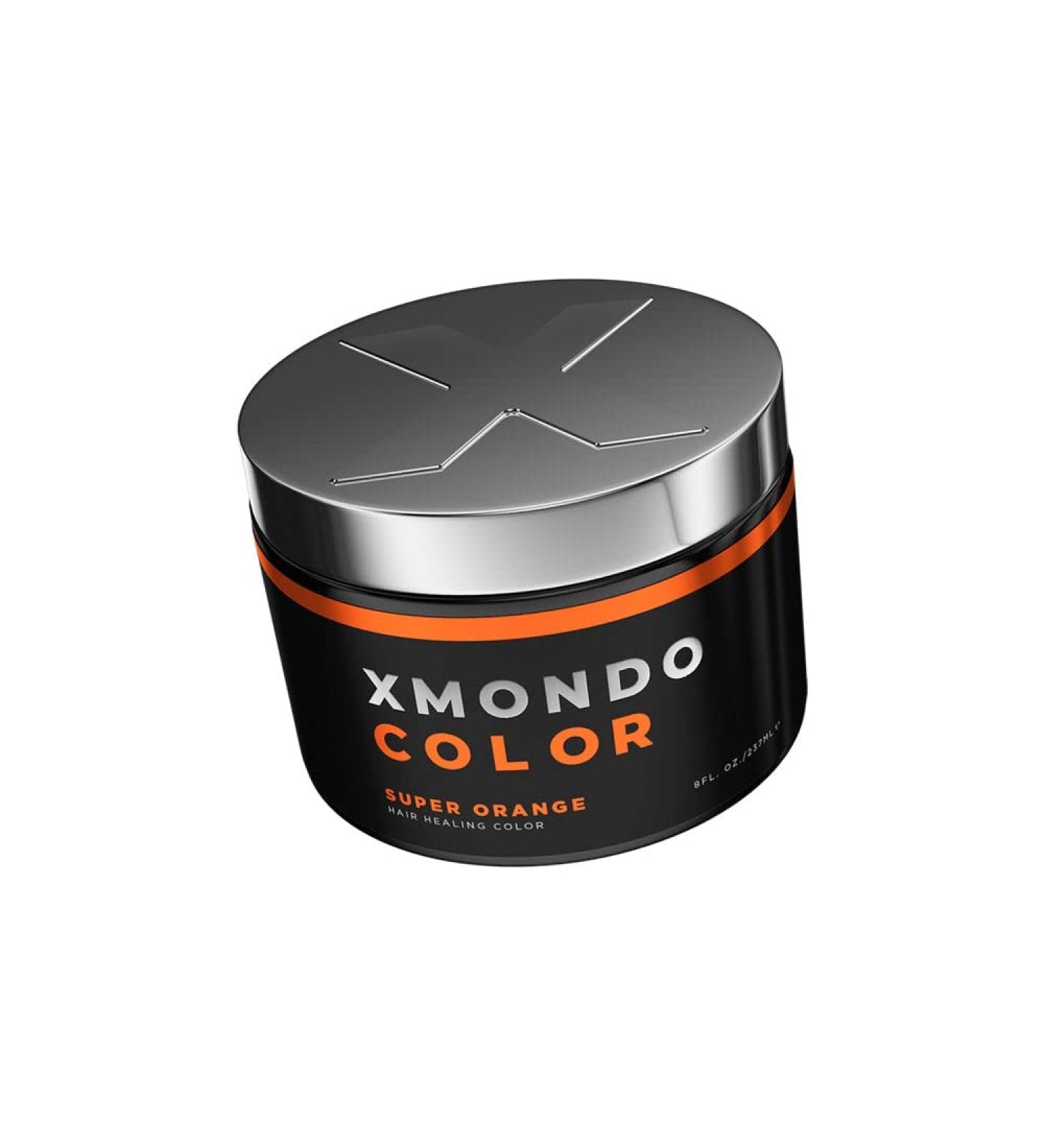 XMONDO Color Super Orange Hair Healing Semi Permanent Color - 8 Fl Oz Vegan Formula with Hyaluronic Acid, Vegetable Proteins, and Bond Building Technology - Buy Online on SooperMarket.com