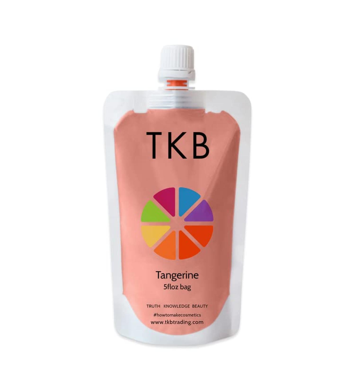 TKB Lip Liquid Color | Liquid Lip Color for TKB Gloss Base DIY Lip Gloss Pigmented Lip Gloss and Lipstick Colorant Made in USA (5floz (148ml) Tangerine)