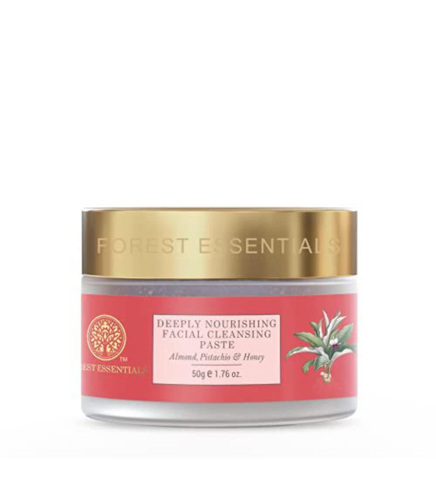 Buy Forest Essentials Deeply Nourishing Facial Cleansing Paste 50g - Premium Natural Skincare for Radiant Skin | International Shipping Available - Buy Online on SooperMarket.com