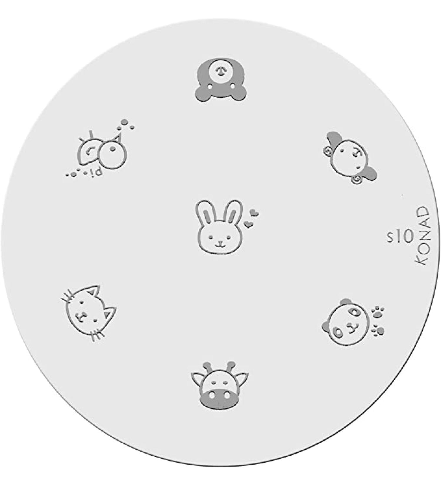 Konad stencil stamping stamping stencil S10