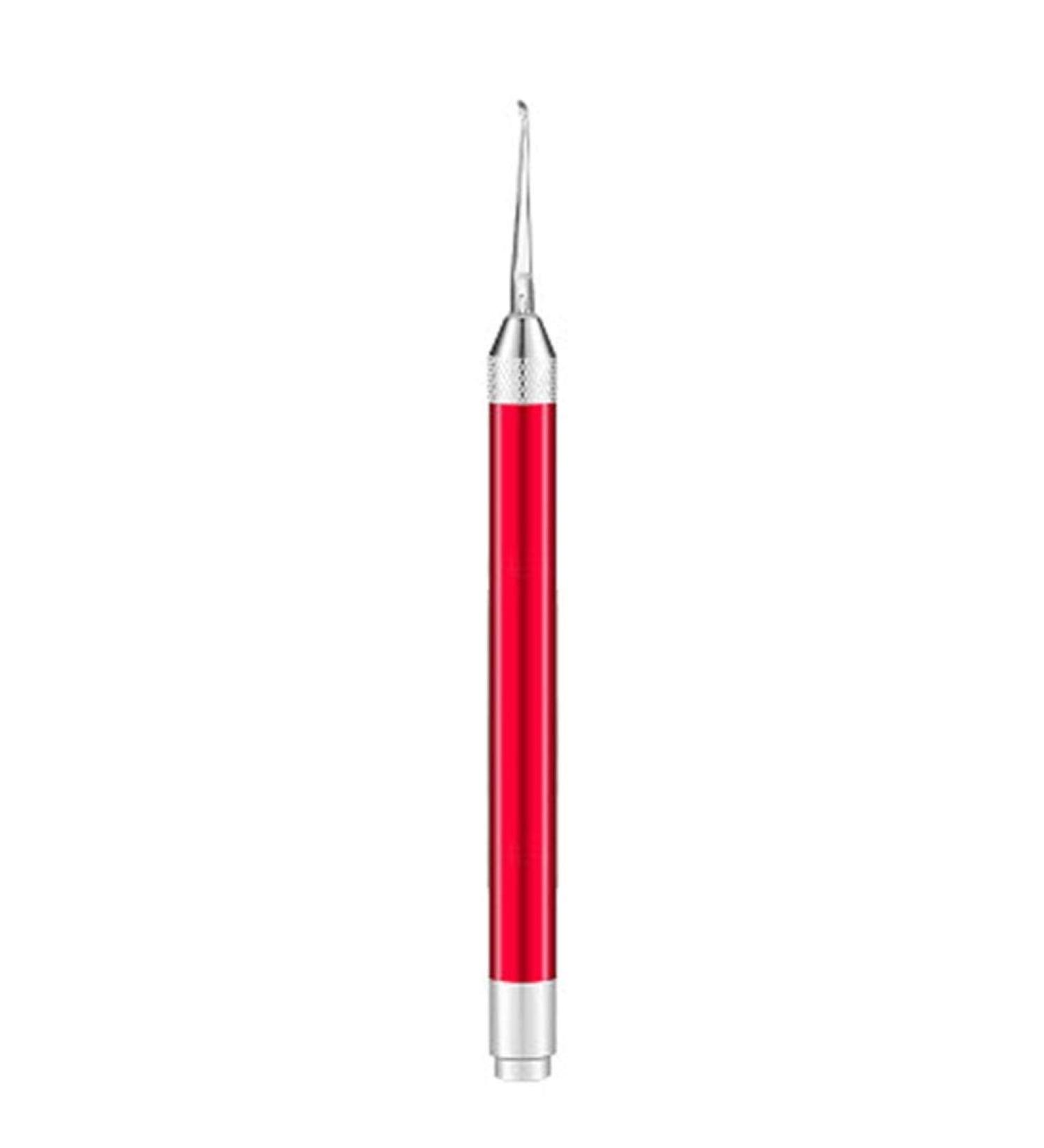 Baby Ear Wax Cleaner Flashlight Earpick Ear Wax Remover LED Ear Curette Spoon Ear Care Tool Red Durable and Useful - Buy Online on SooperMarket.com
