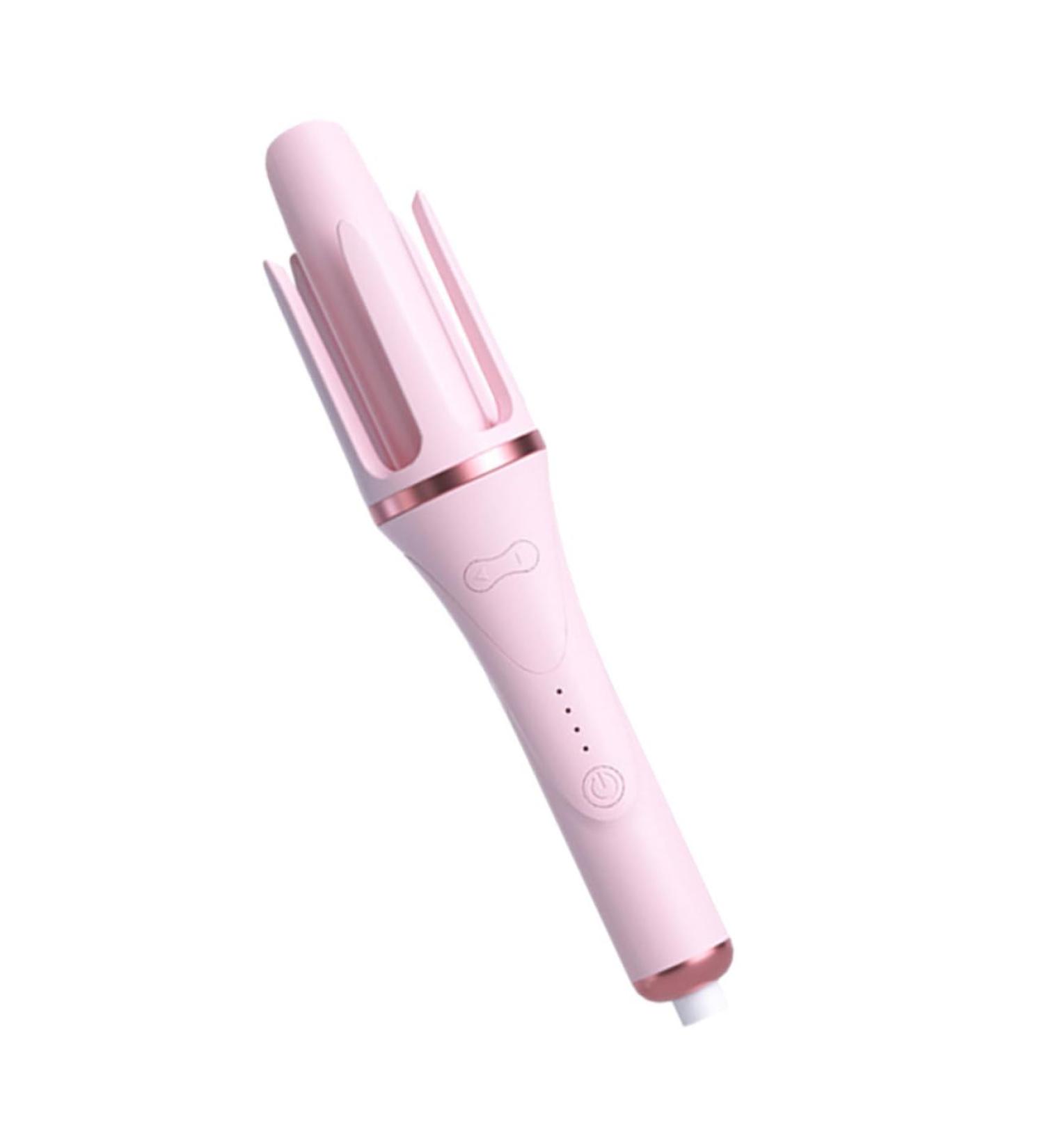 Healeved Fully Automatic Hair Curling Iron Straightener Hair Tool Curling Wand Hair Curlers Pink Abs - Buy Online on SooperMarket.com
