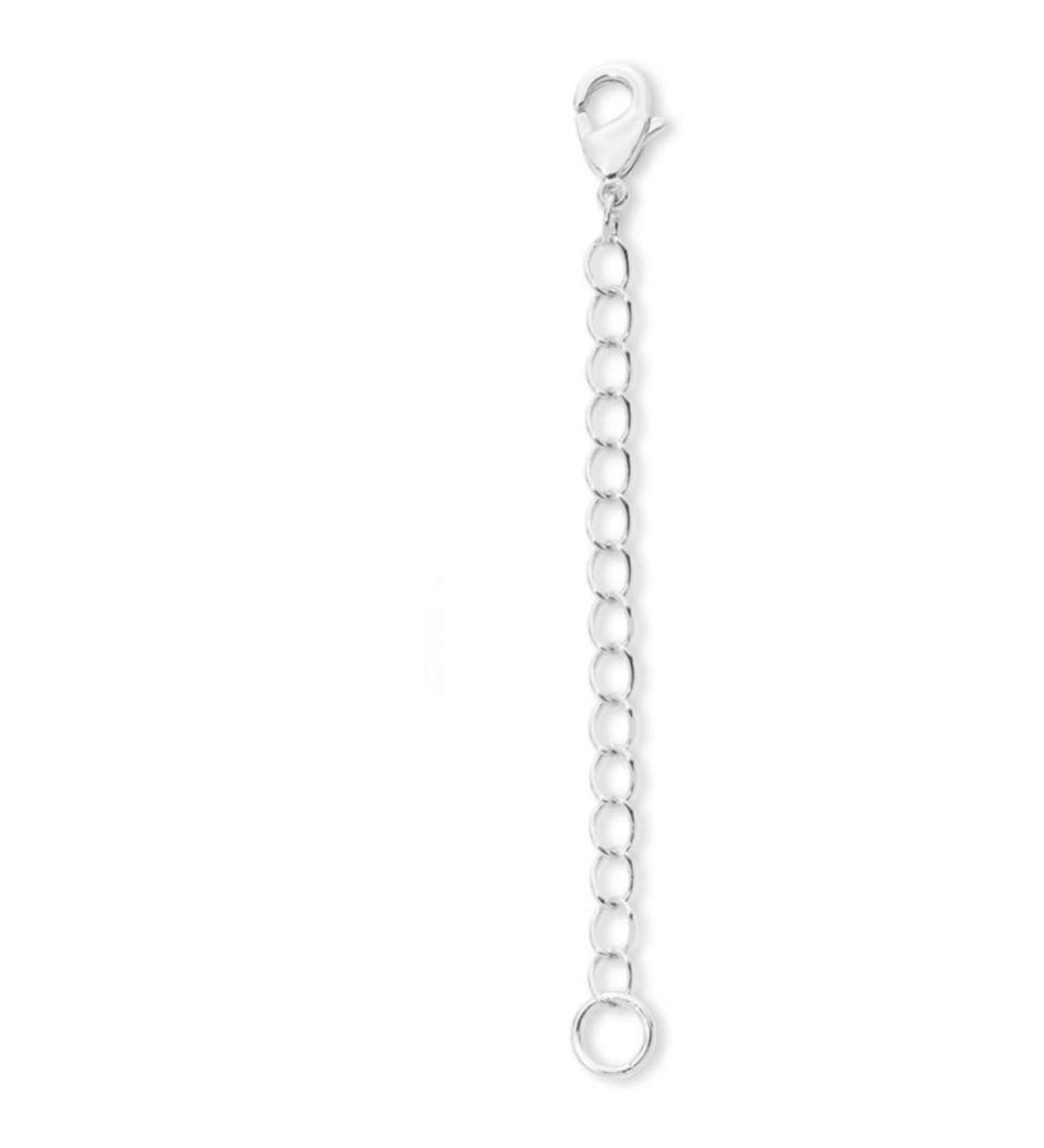 Adabele 925 Sterling Silver 2 Chain Extender | Removable Adjustable Extension for Necklace Anklet Bracelet - SS303-2 - Buy Online on SooperMarket.com