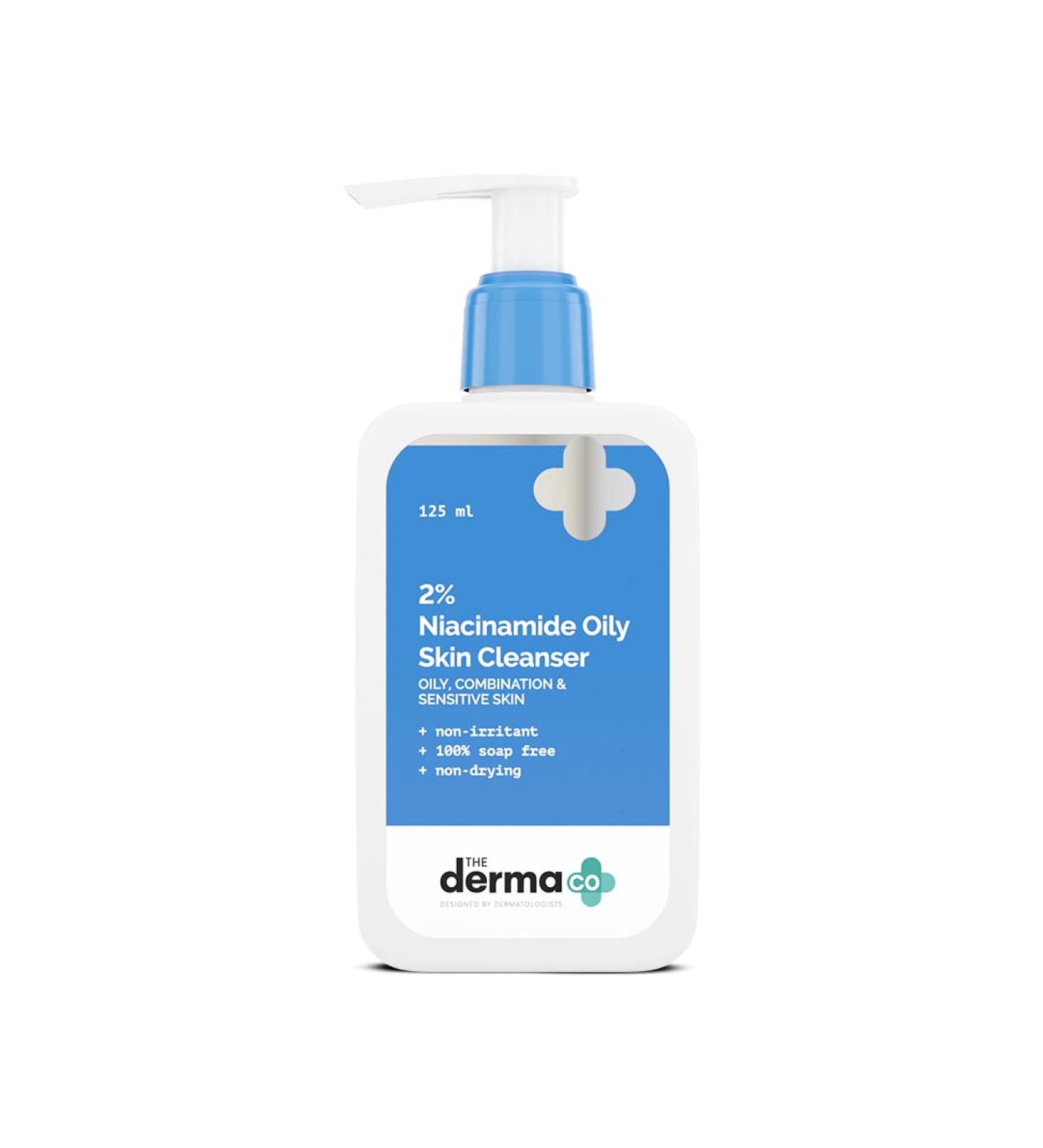 2% Niacinamide Oily Skin Cleanser - Gentle Non-Drying Formula for Sensitive & Oily Skin | Removes Makeup & Dirt | 4.23 Fl Oz/125ml - Buy Online on SooperMarket.com