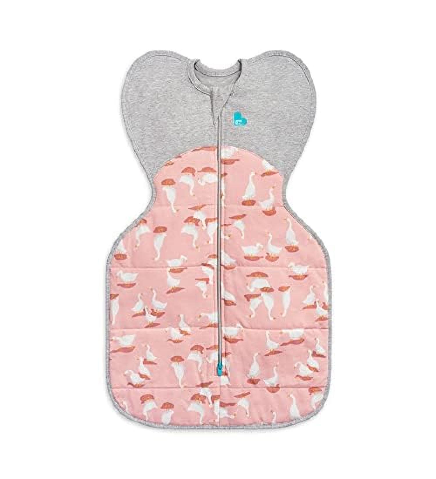 Love To Dream Swaddle UP Baby Sleeping Bag Pink Medium - Self-Soothing Swaddle for Newborns | Calms Startle Reflex | Improves Sleep | 16-20 C | 6-8.5kg | New Born Essentials - Buy Online on SooperMarket.com
