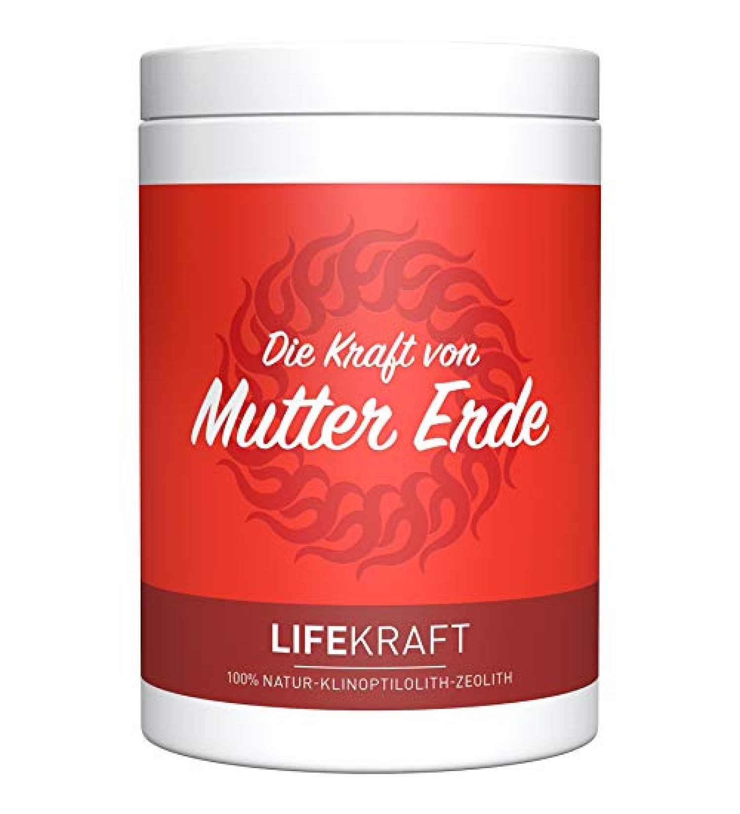 LIFEKRAFT Zeolite Powder 450g - Premium 8 m Tribomechanically Activated | International Shipping - Buy Online on SooperMarket.com