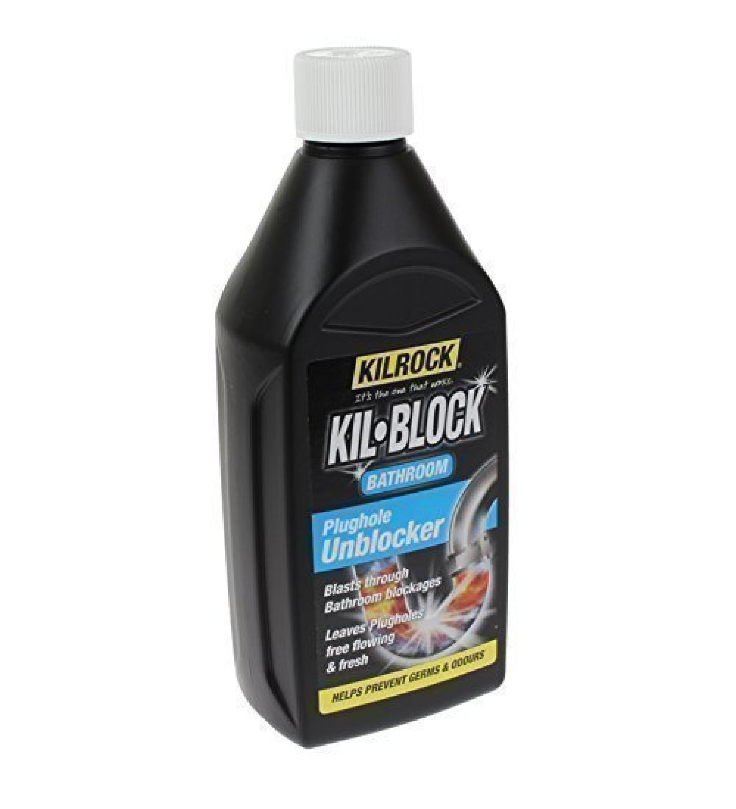 Kilrock Bathroom Plughole Unblocker 500ml