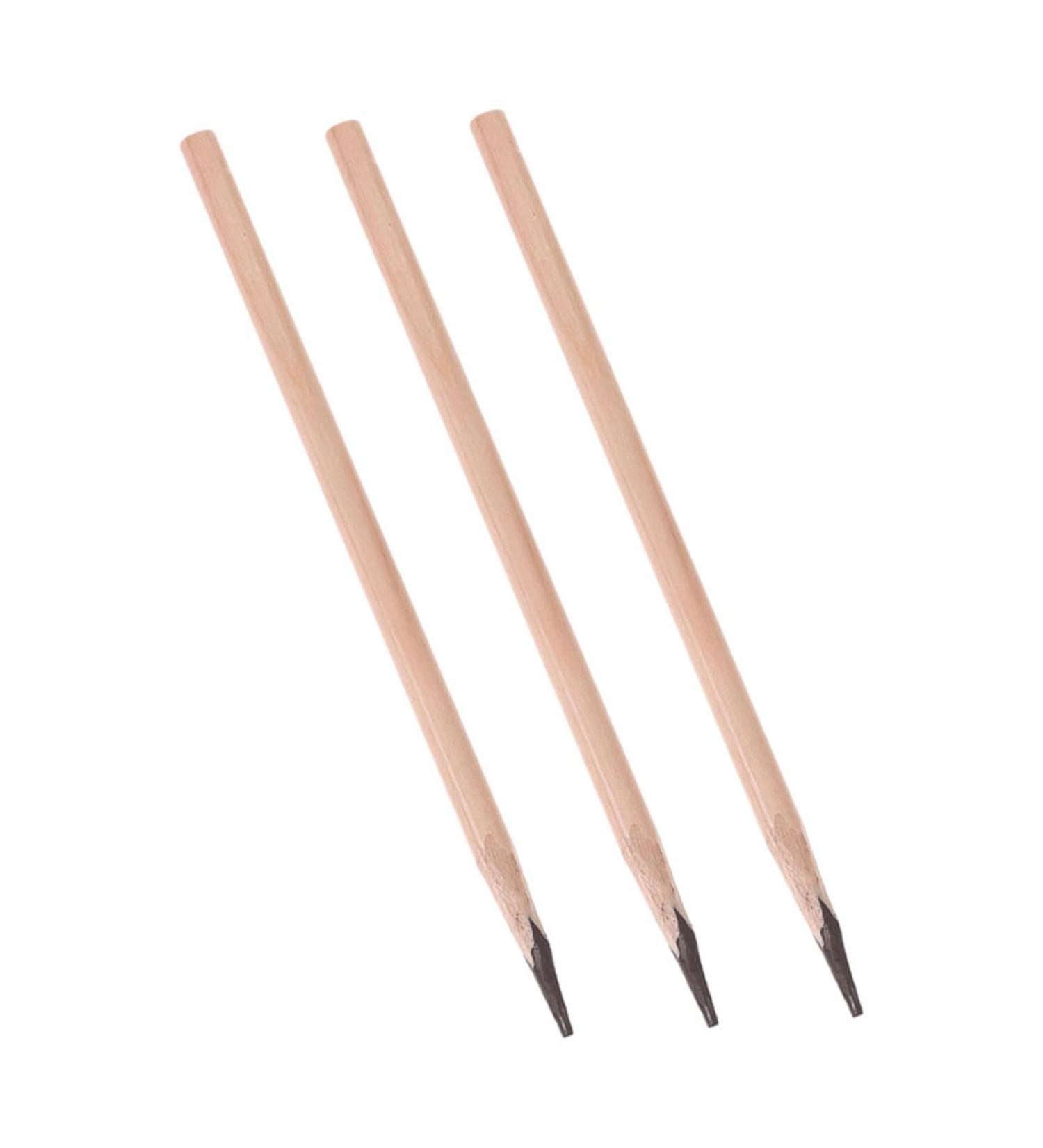 Mikinona 3pcs Waterproof Eyebrow Pencil Professional Brow Enhancing Kit Natural Makeup Pencil Wooden Coffee - Buy Online on SooperMarket.com