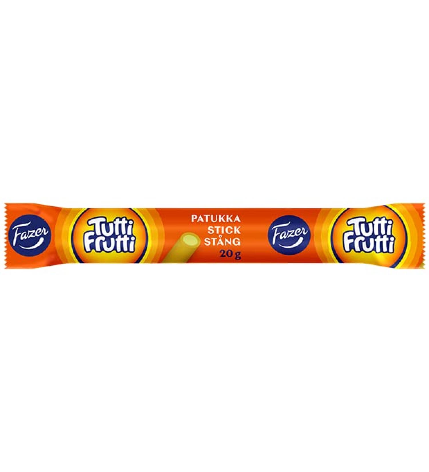 Fazer Tutti Frutti stang Liquorice bar of 20g 0.7 oz