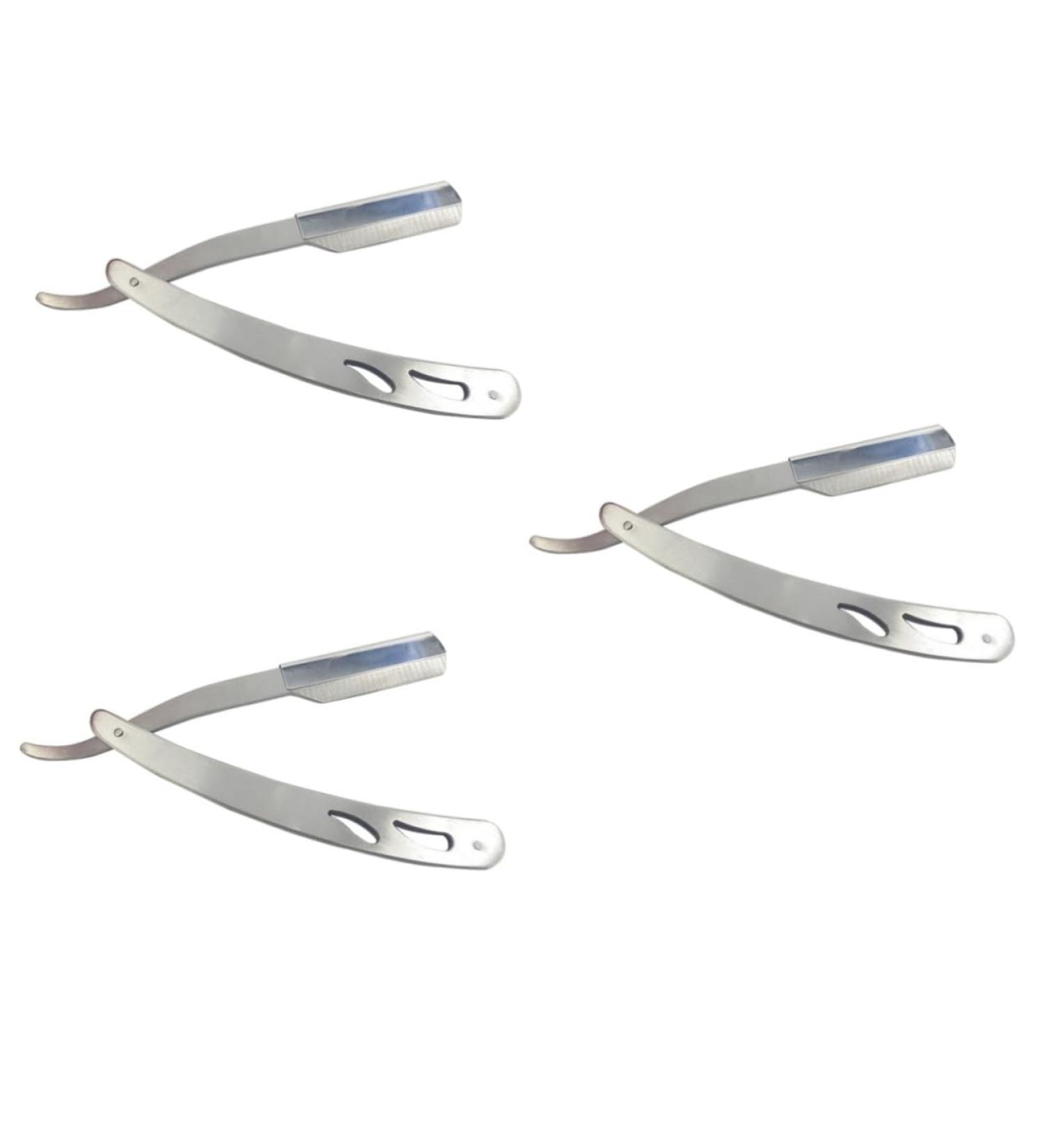 Beavorty 3pcs Stainless Steel Manual Razor Set for Men - Premium Shaving Kit | International Shipping Available - Buy Online on SooperMarket.com